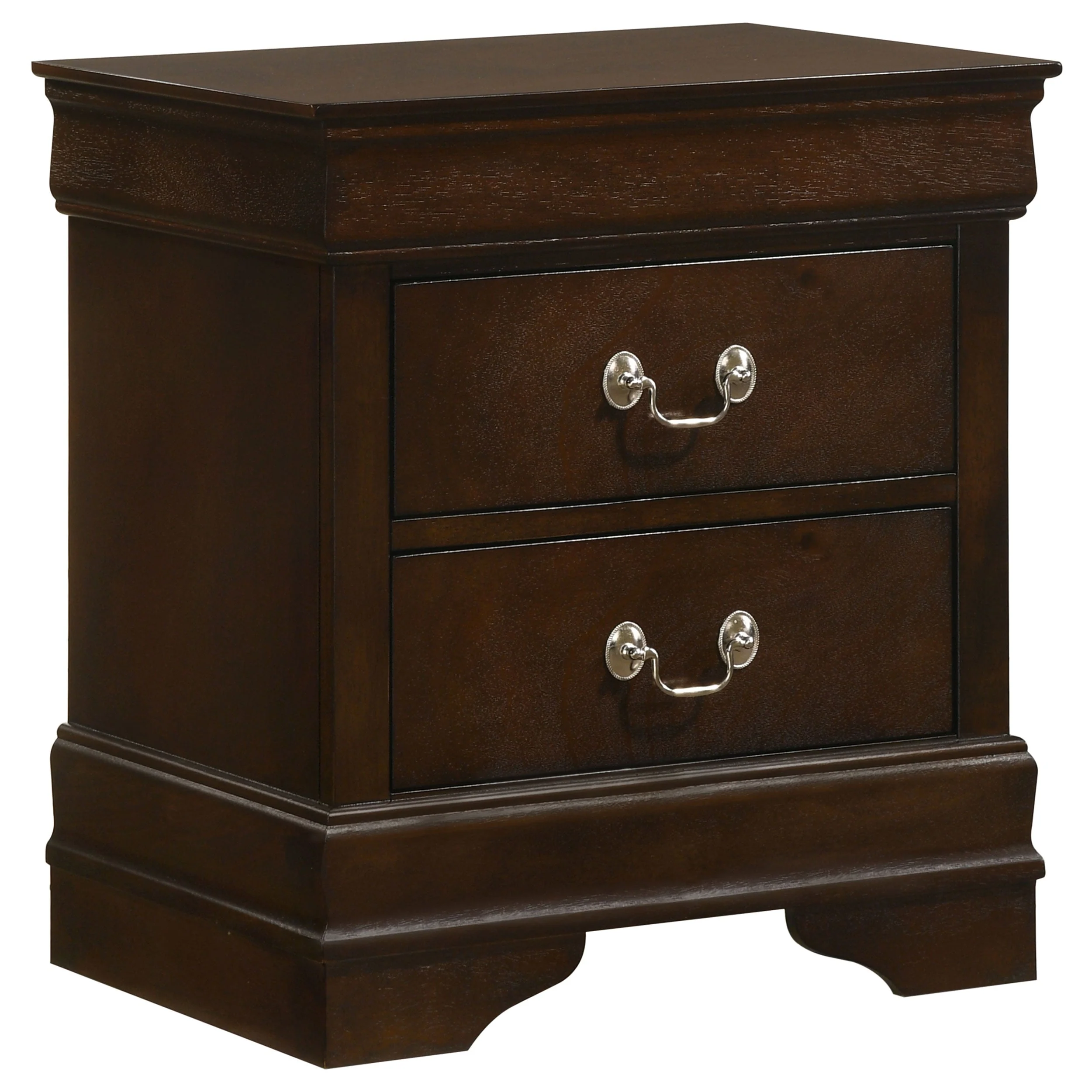 Louis Philippe 2-drawer Nightstand - Image 3