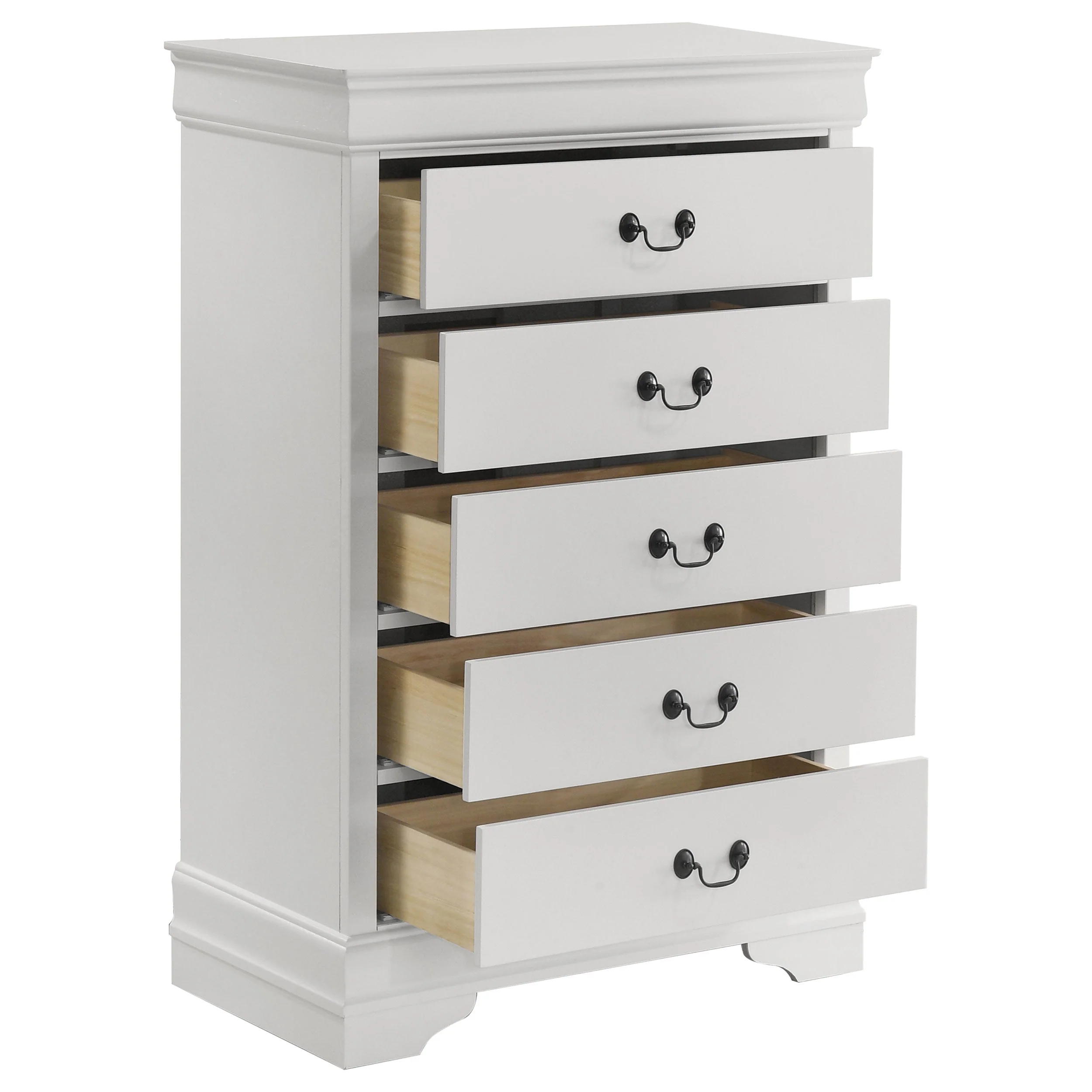 Louis Philippe 5-drawer Bedroom Chest - Image 22