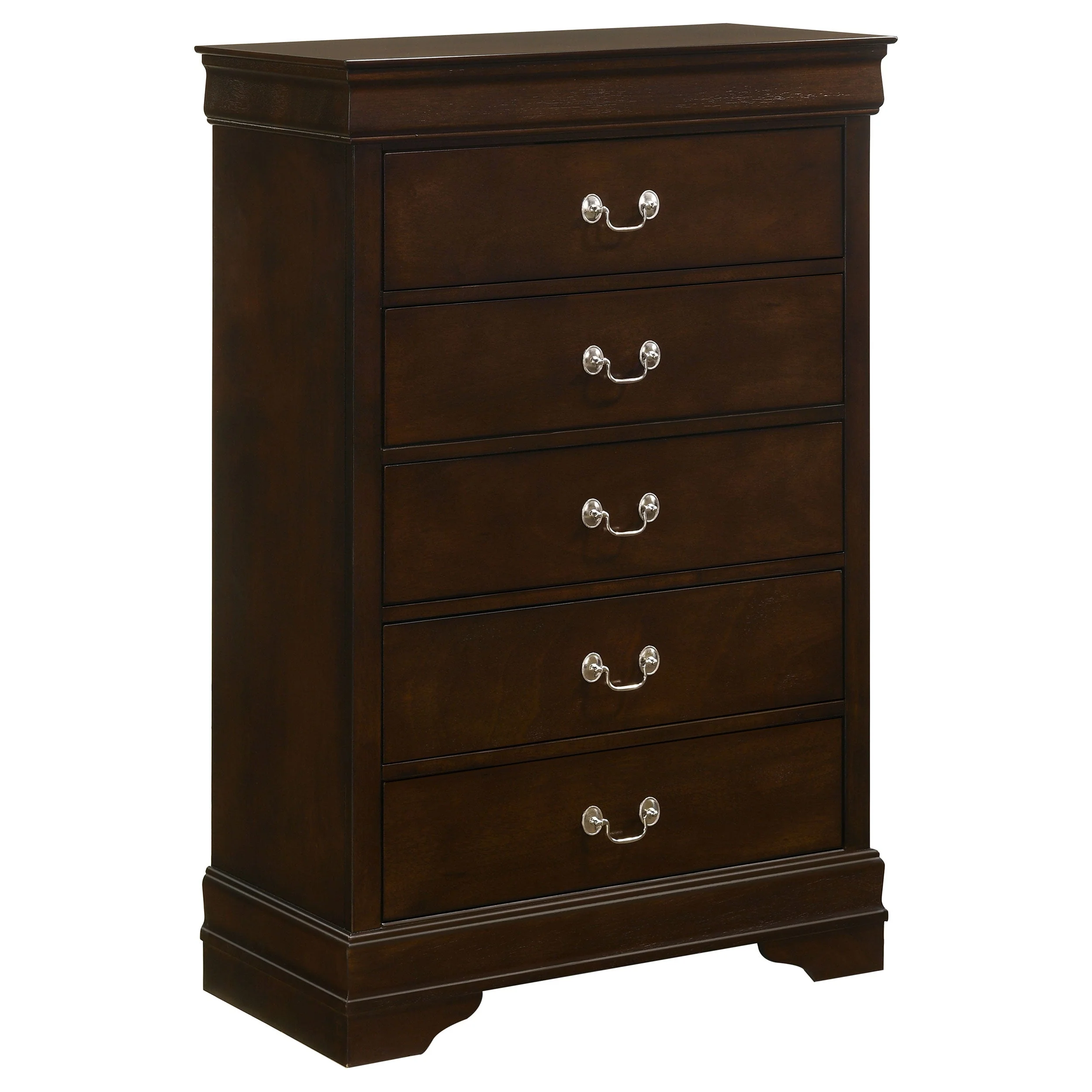 Louis Philippe 5-drawer Bedroom Chest - Image 3