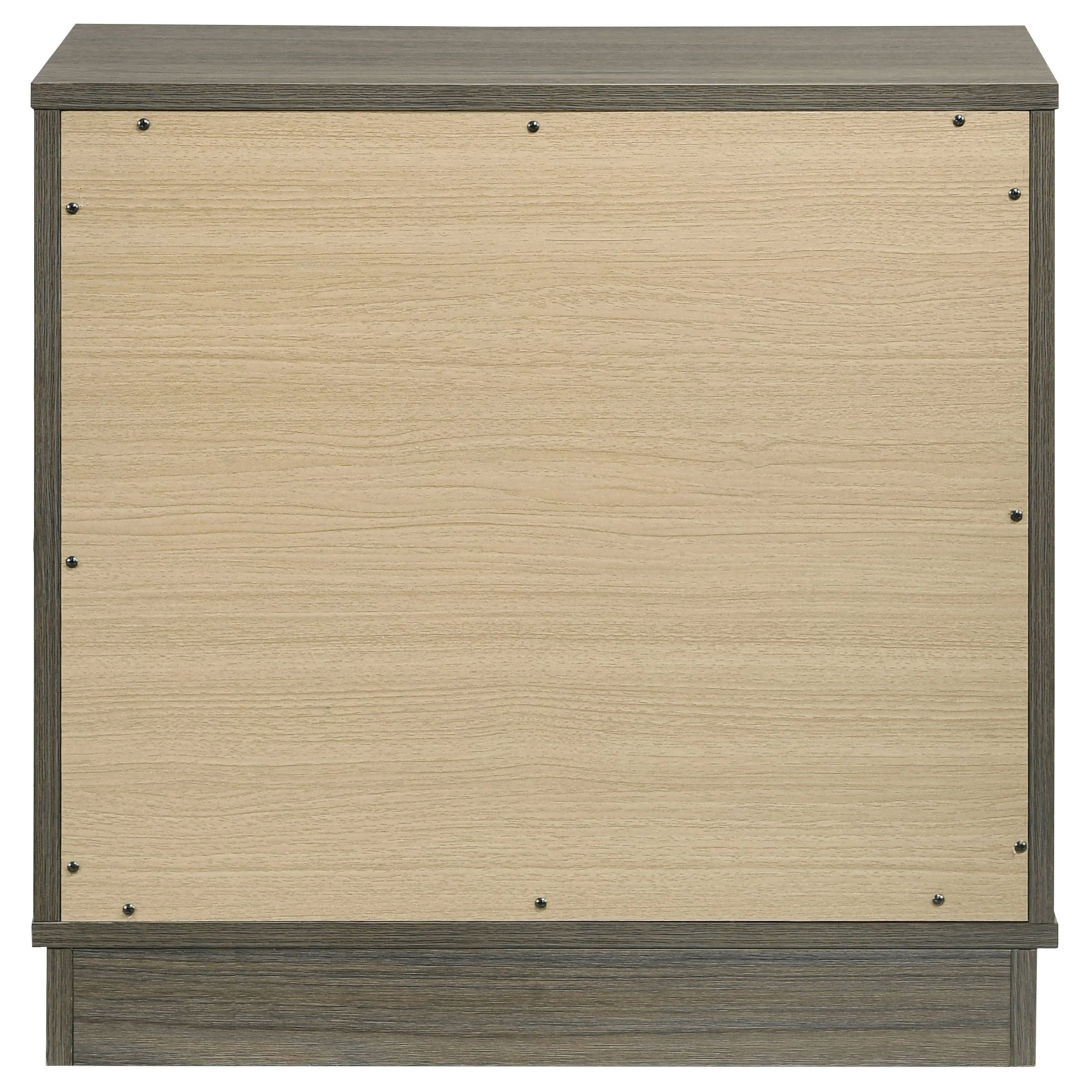 Fenwick 2-drawer Nightstand Bedside Table Grey Oak - Image 8