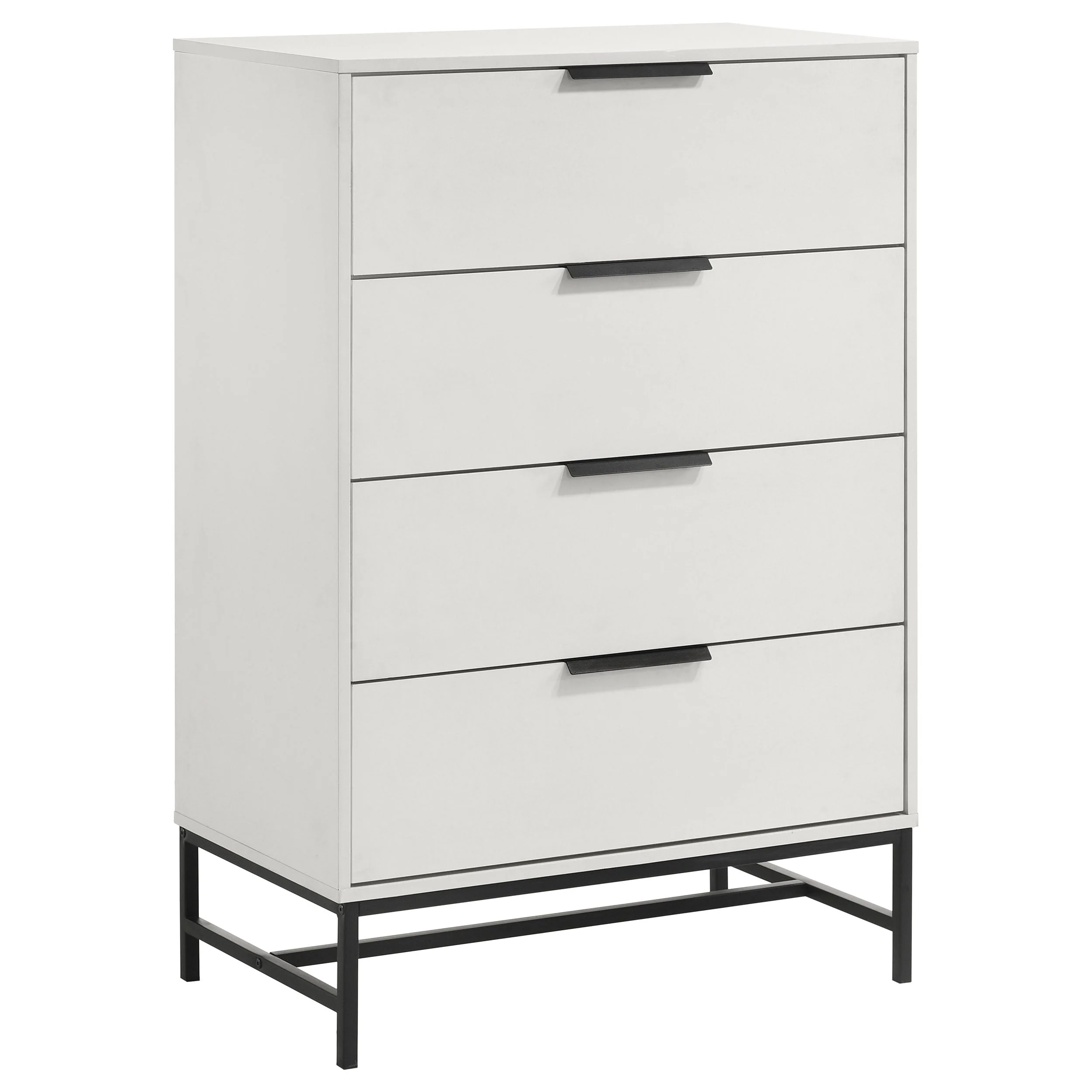 Sonora 4-drawer Bedroom Chest White - Image 2