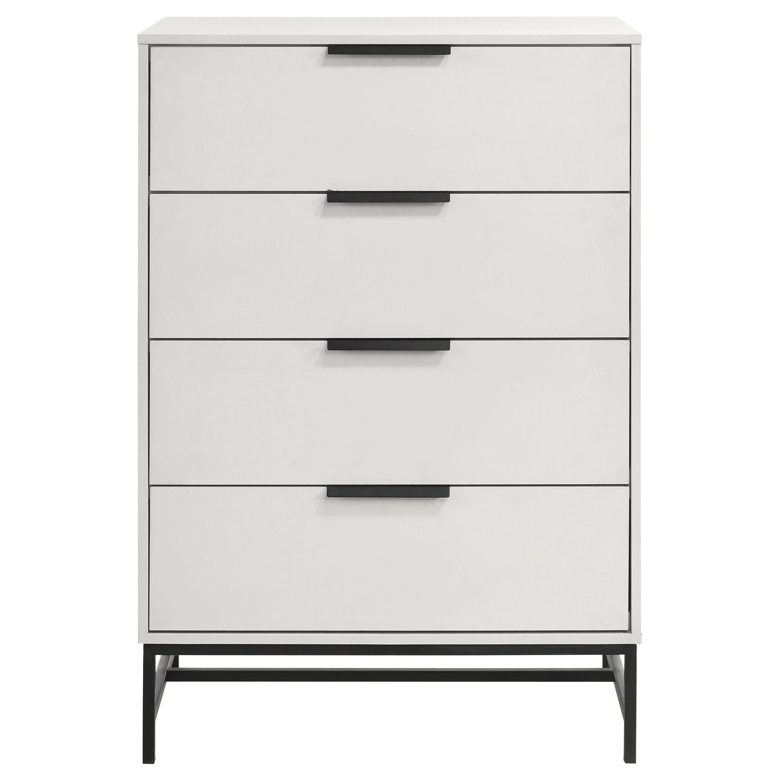 Sonora 4-drawer Bedroom Chest White - Image 4