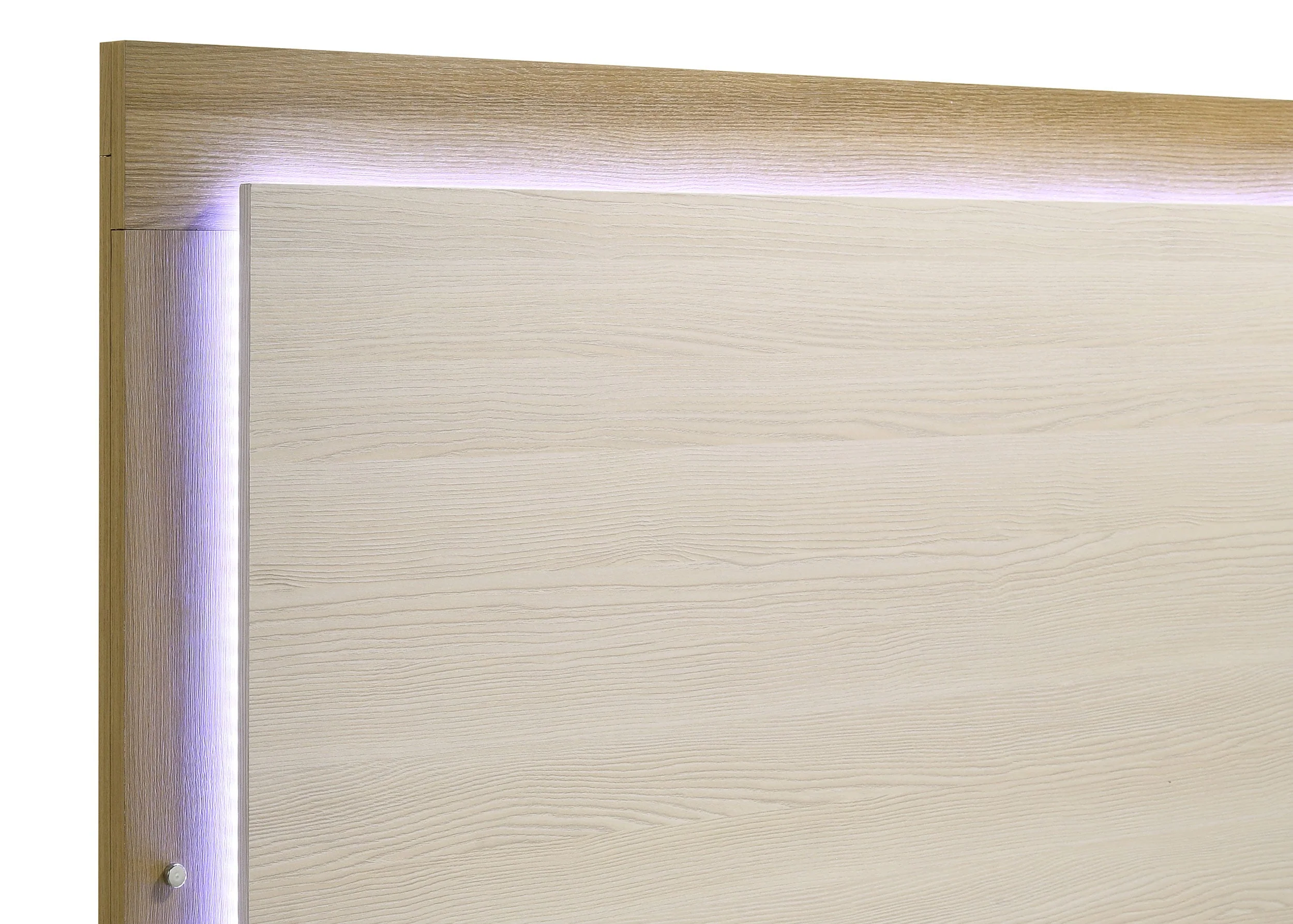 Hyland Wood LED Panel Bed Natural and - Image 16