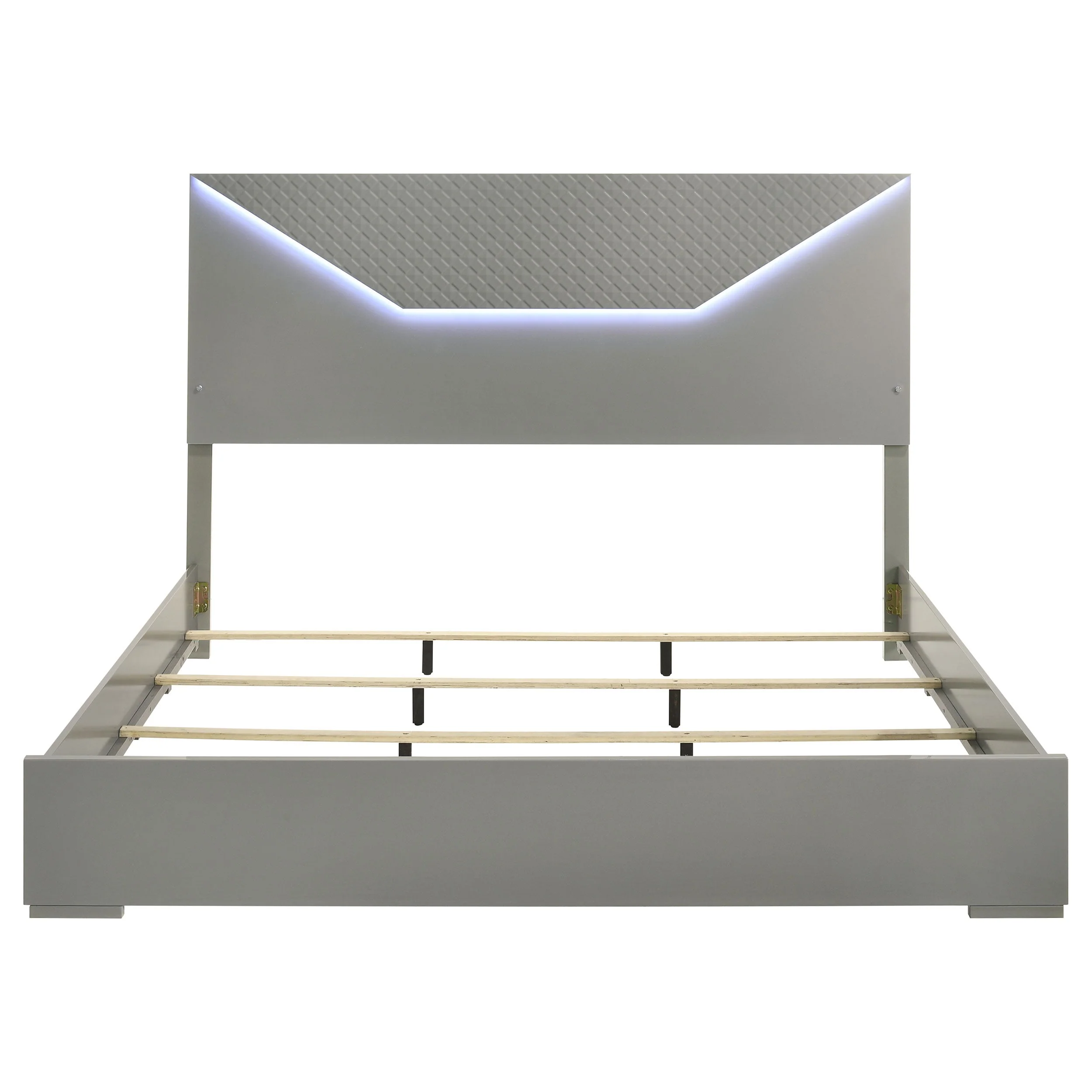 Ives Panel Bed LED Headboard High Gloss - Image 20