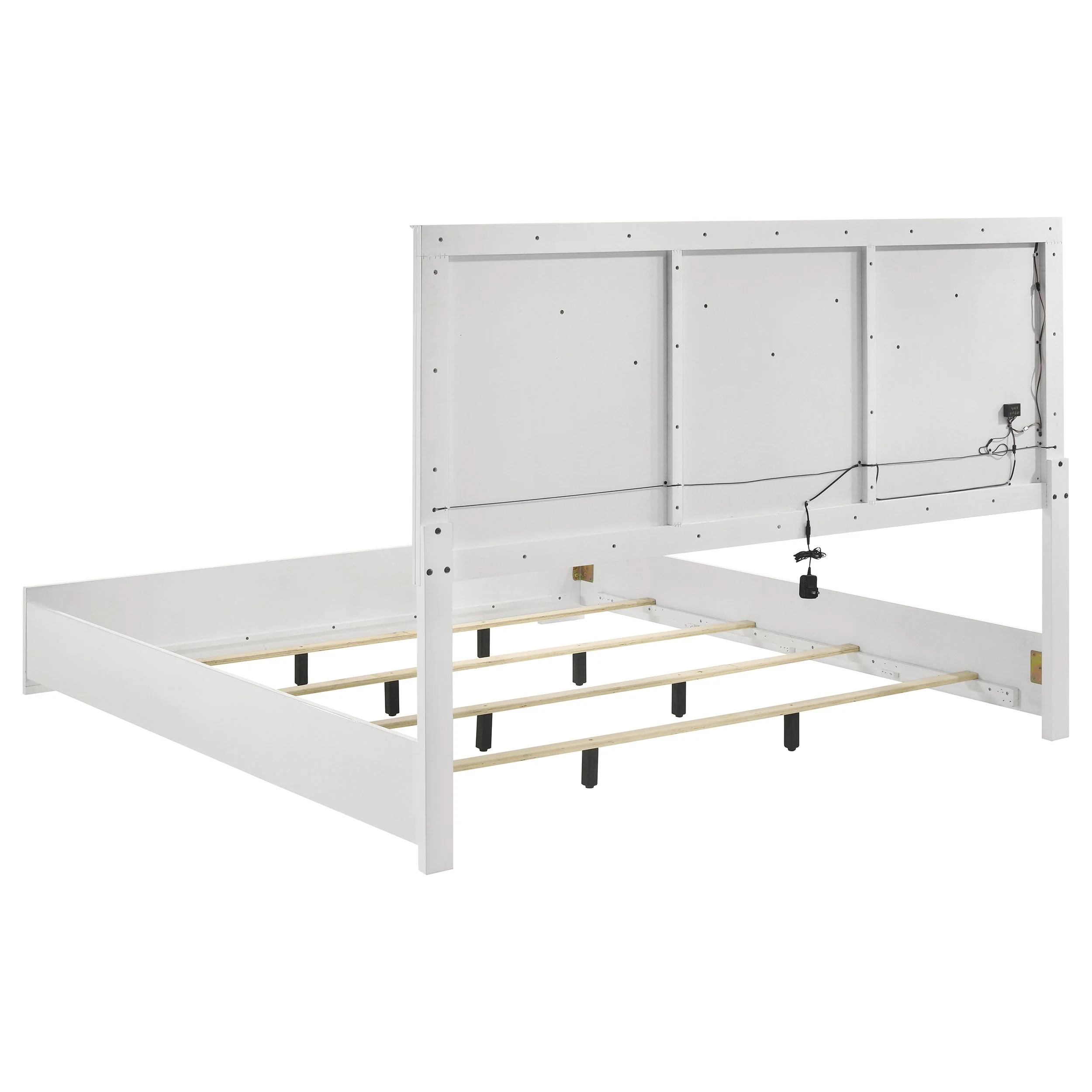 Ives Panel Bed LED Headboard High Gloss - Image 22
