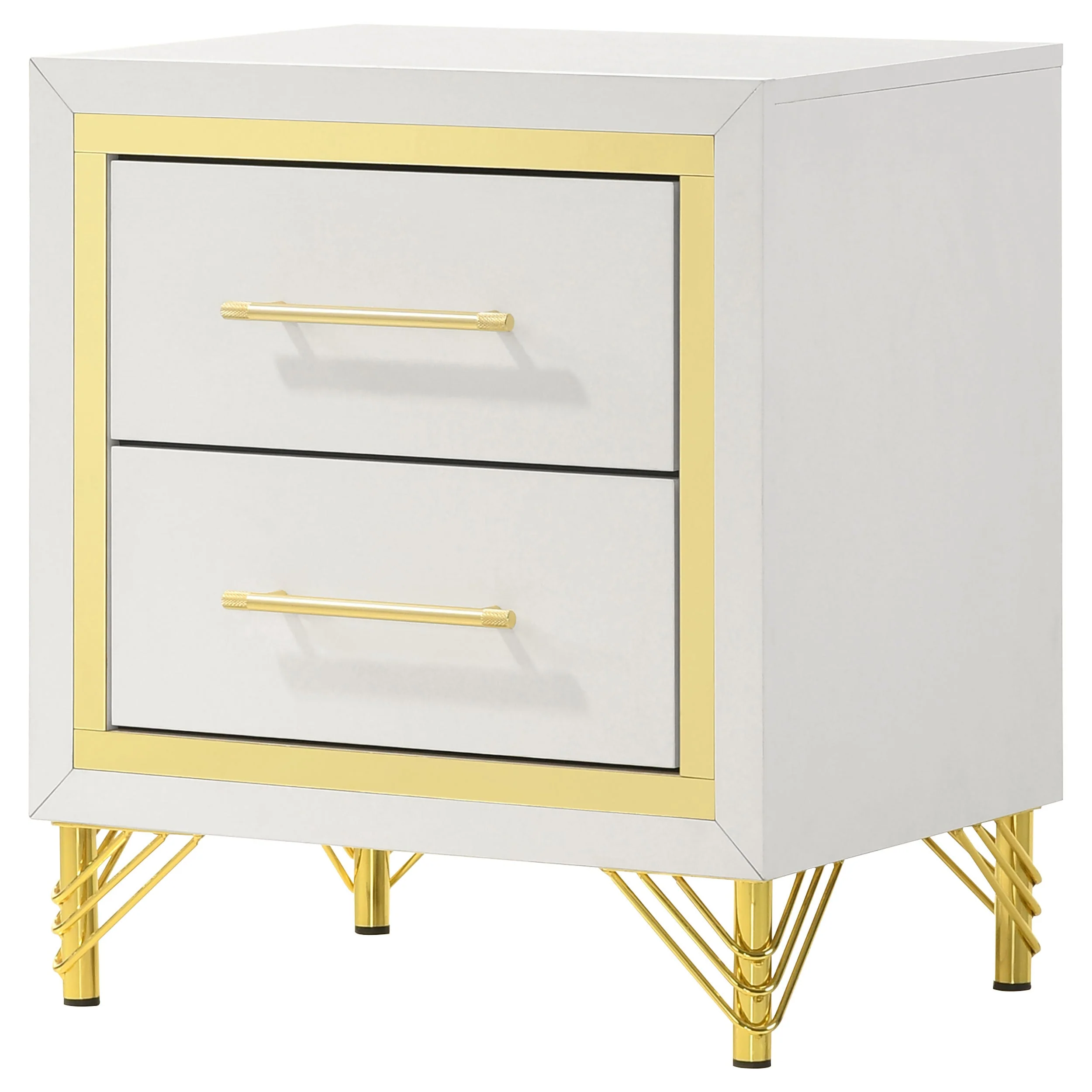 Lucia 2-drawer Nightstand Bedside Table - Image 10