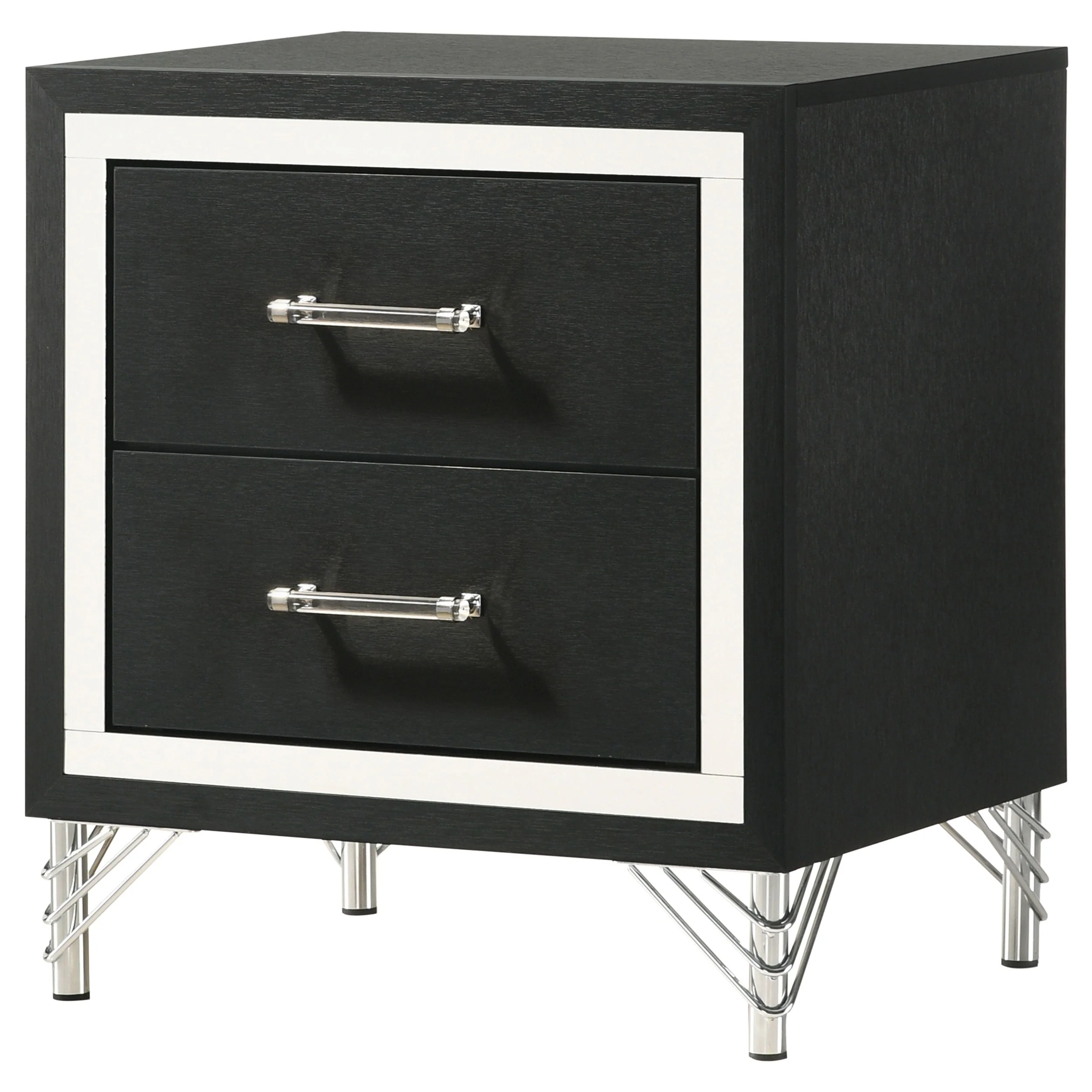 Lucia 2-drawer Nightstand Bedside Table - Image 9