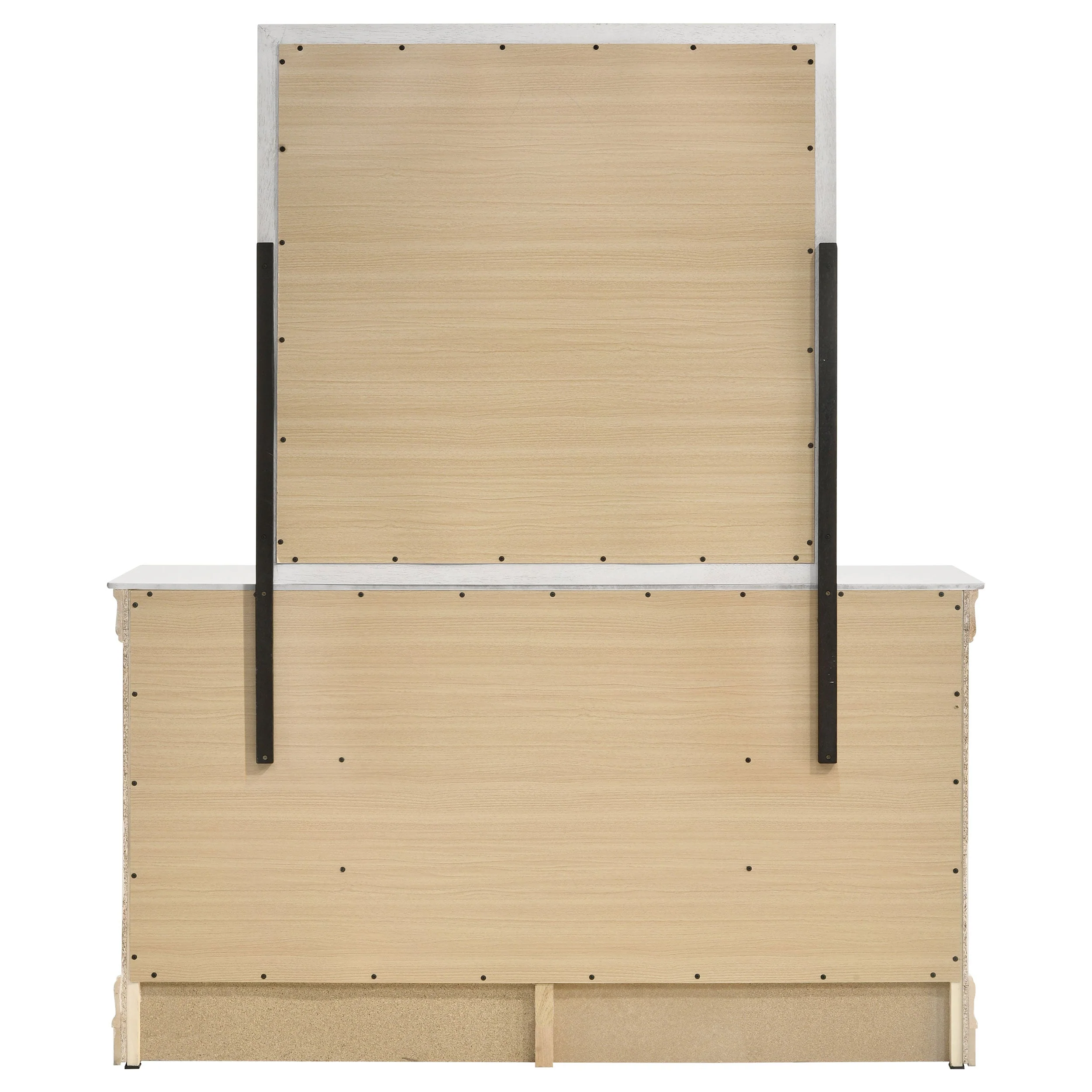 Louis Philippe 6-drawer Dresser with Mirror - Image 16