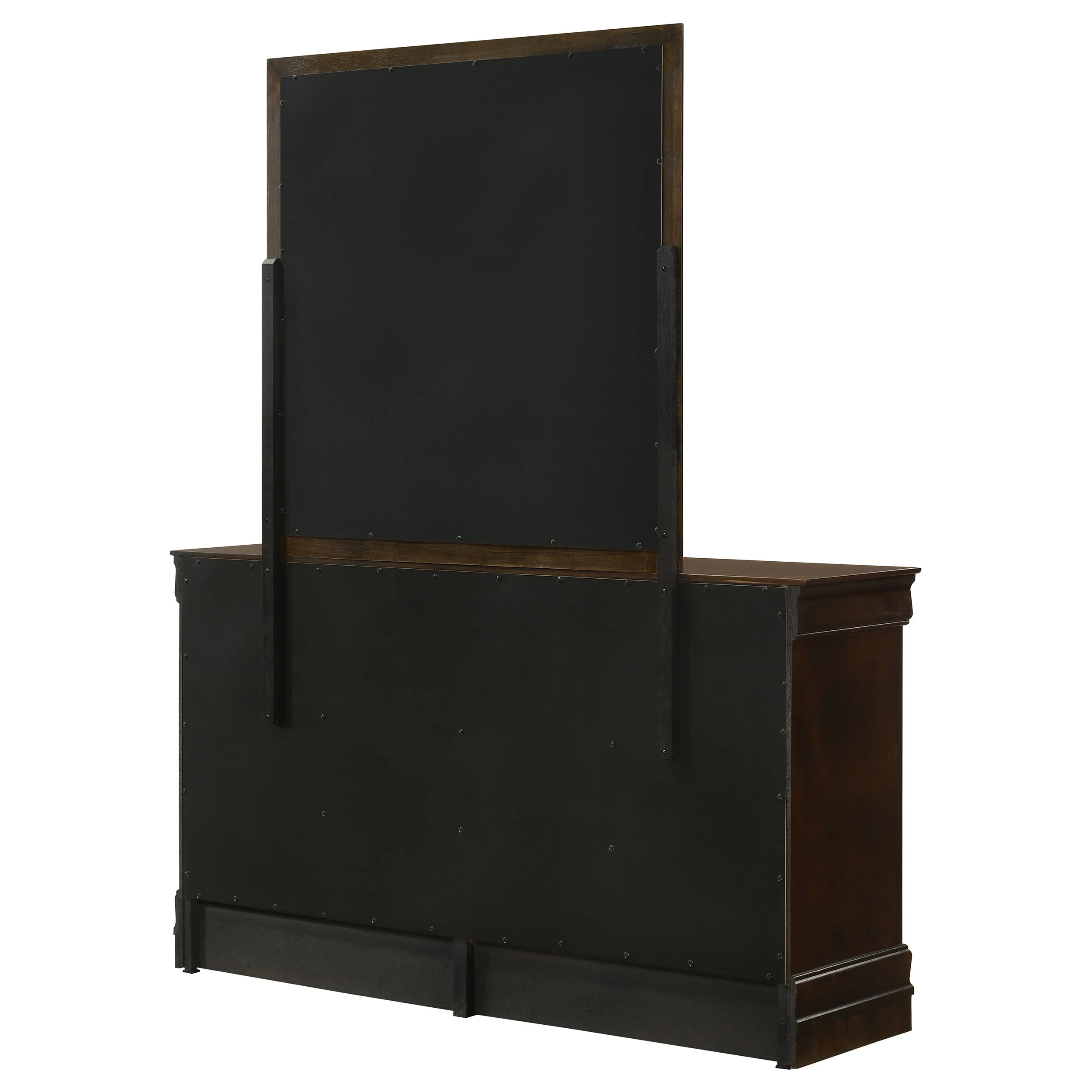 Louis Philippe 6-drawer Dresser with Mirror - Image 17
