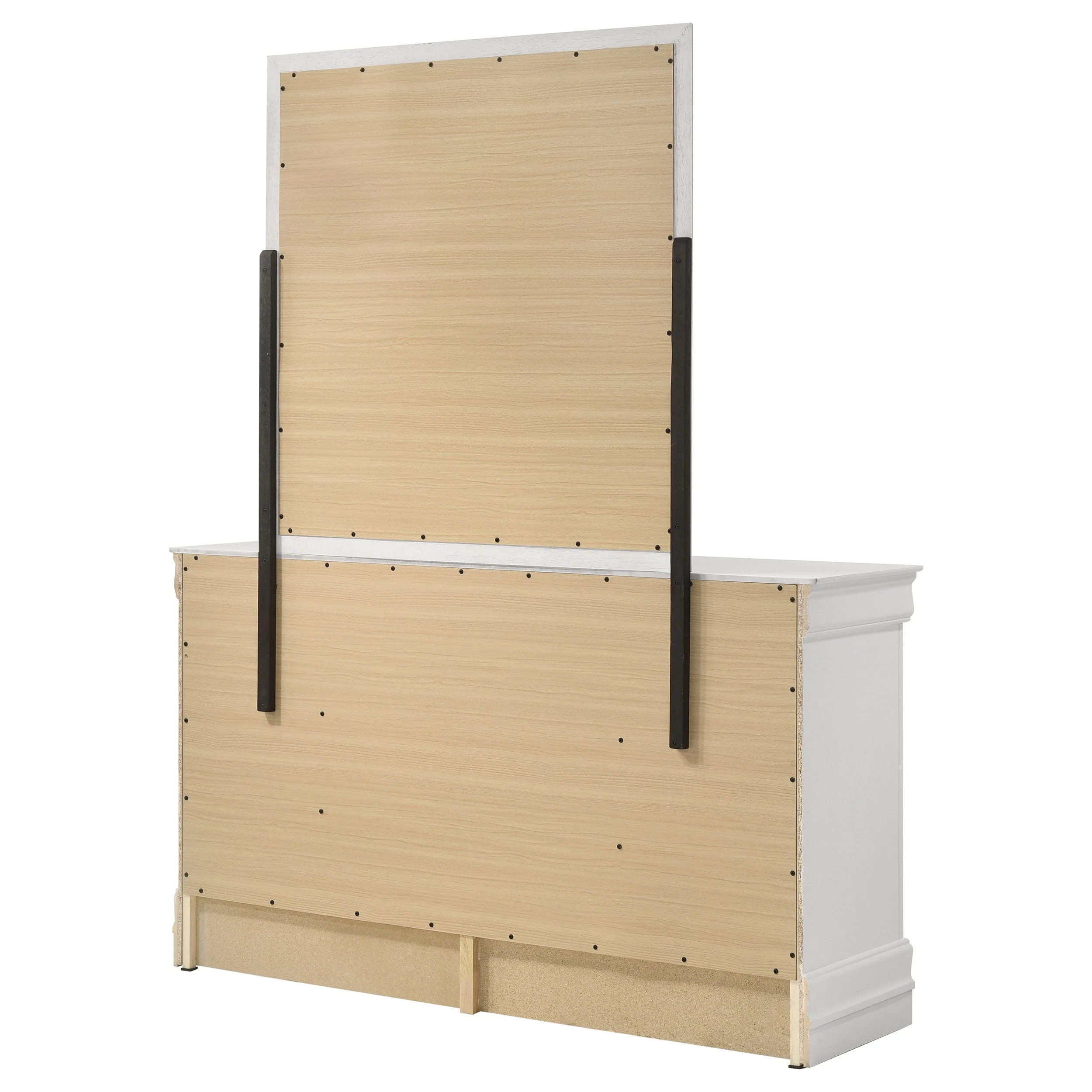 Louis Philippe 6-drawer Dresser with Mirror - Image 18