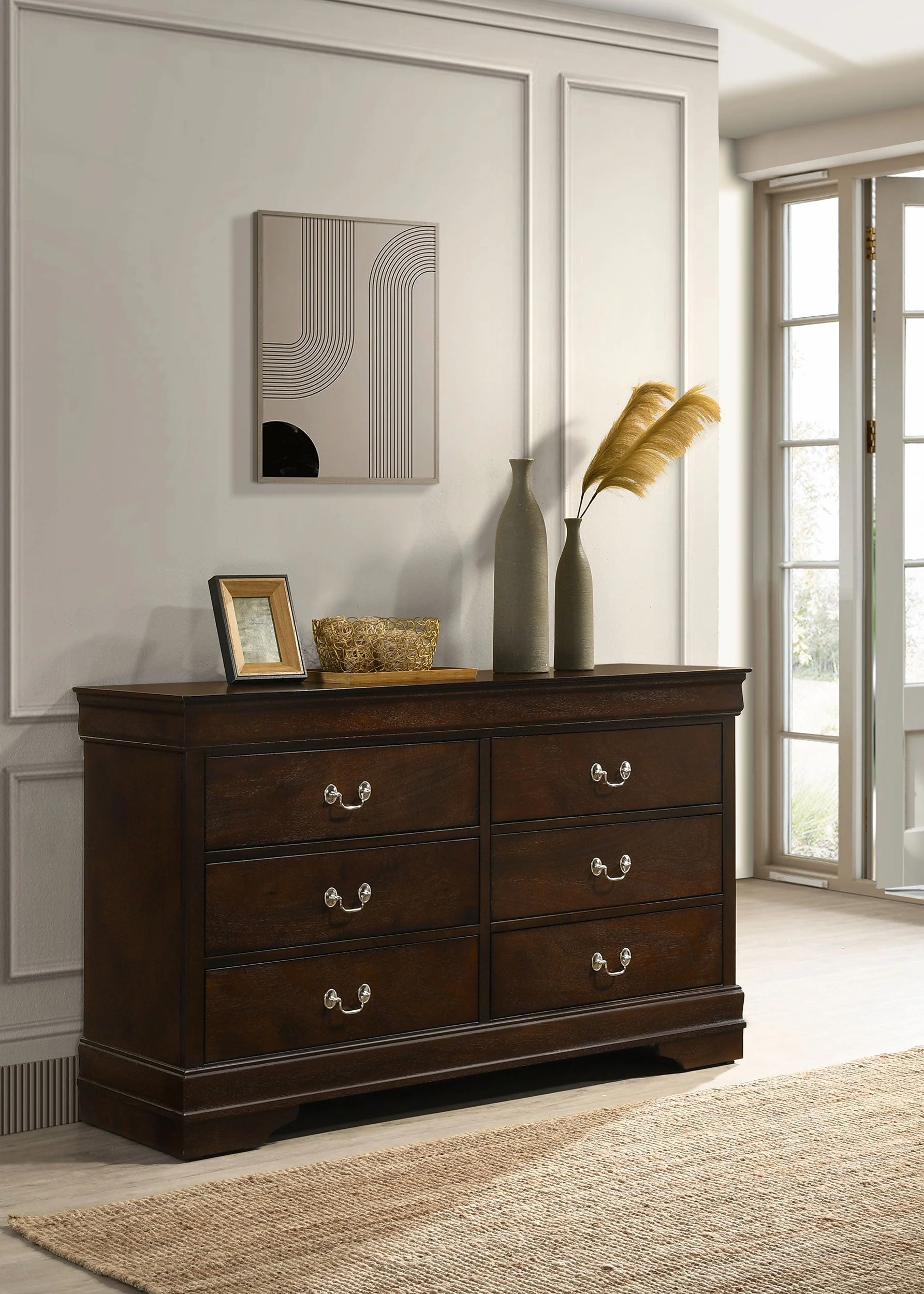 Louis Philippe 6-drawer Dresser - Image 5