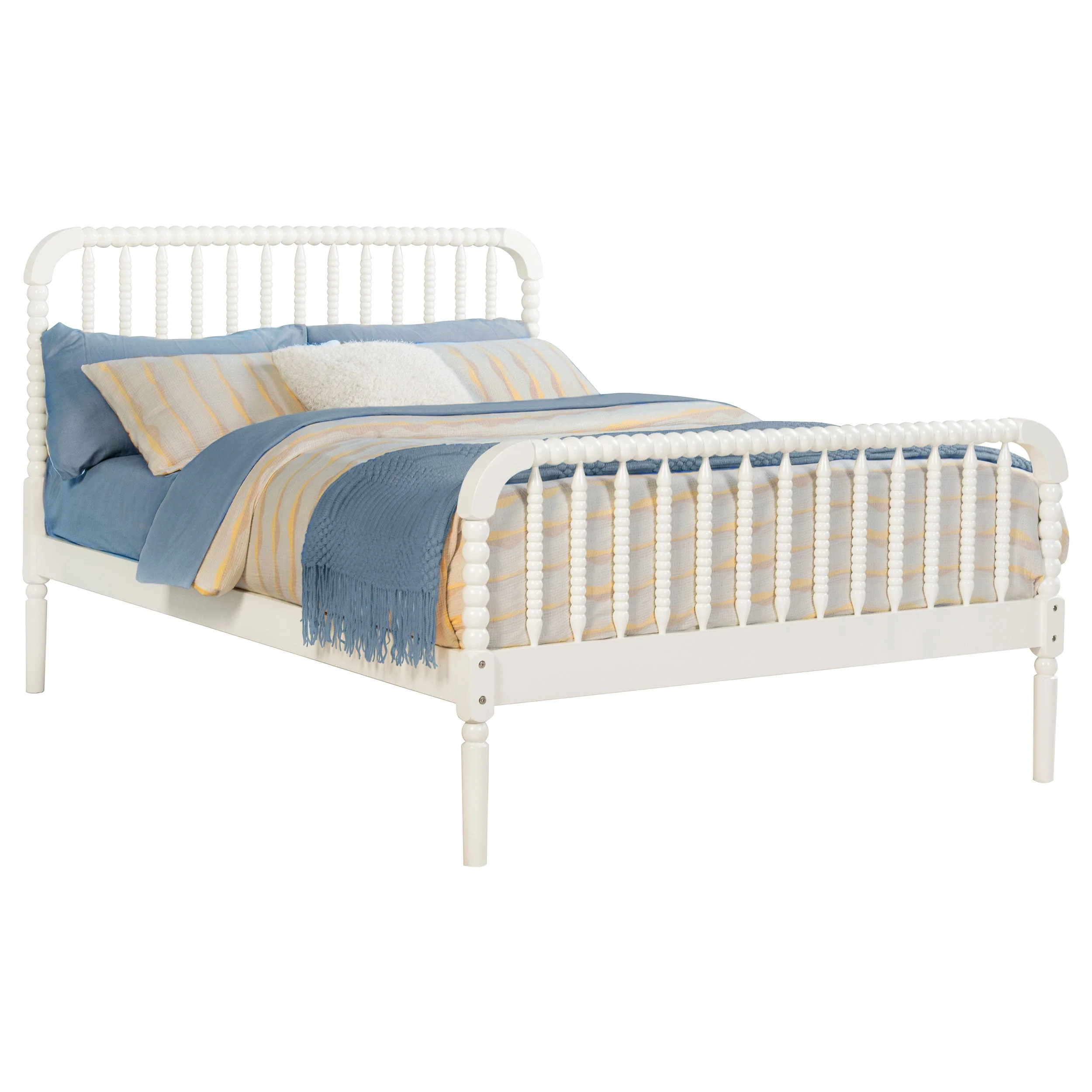 Jones Wood Twin Open Frame Bed - Image 8