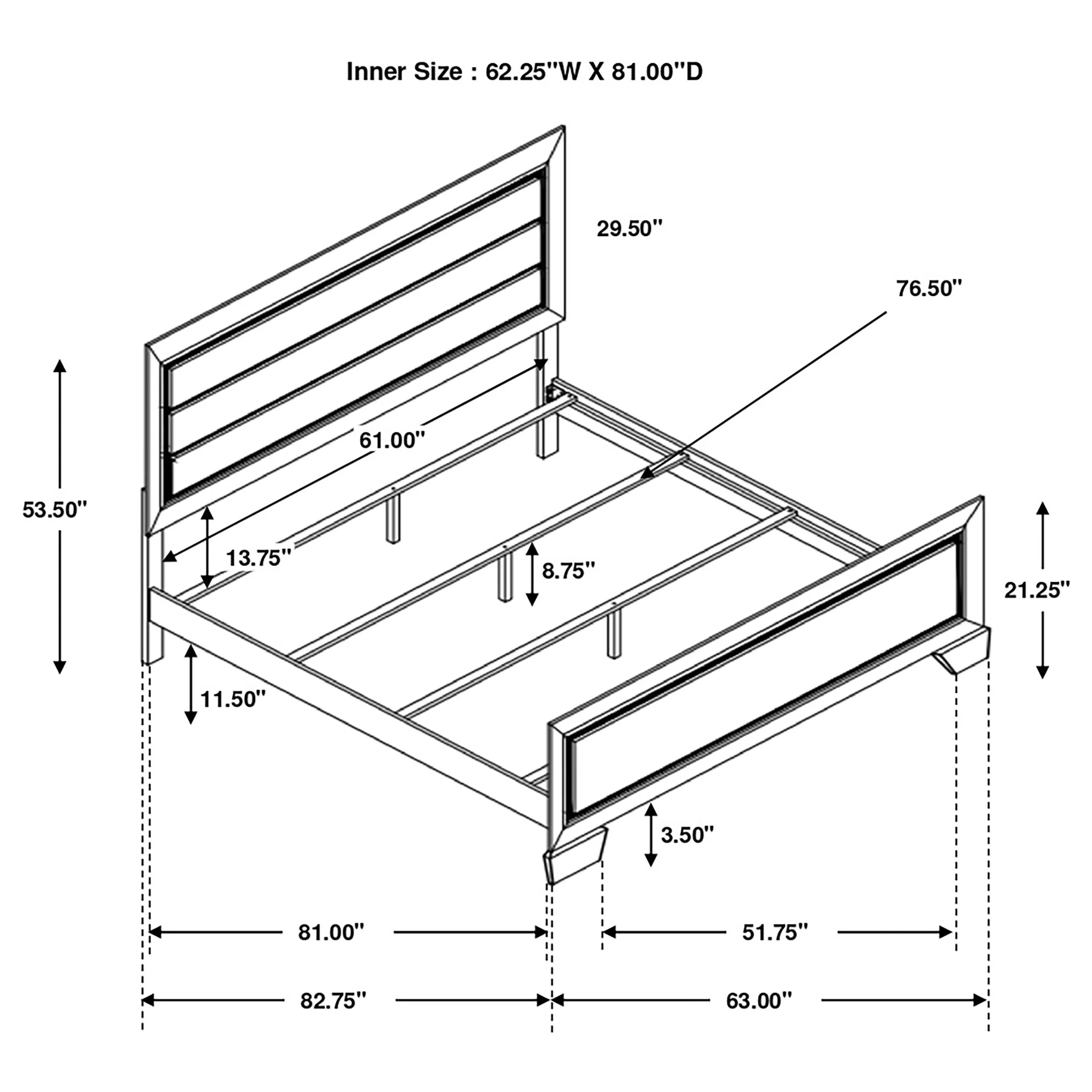 Kauffman Wood Panel Bed - Image 46