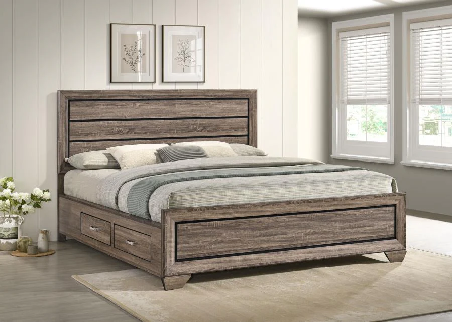 Kauffman Wood Storage Panel Bed - Image 2