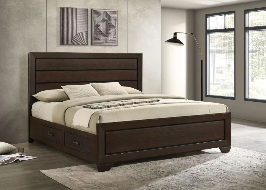 Kauffman Wood Storage Panel Bed - Image 4