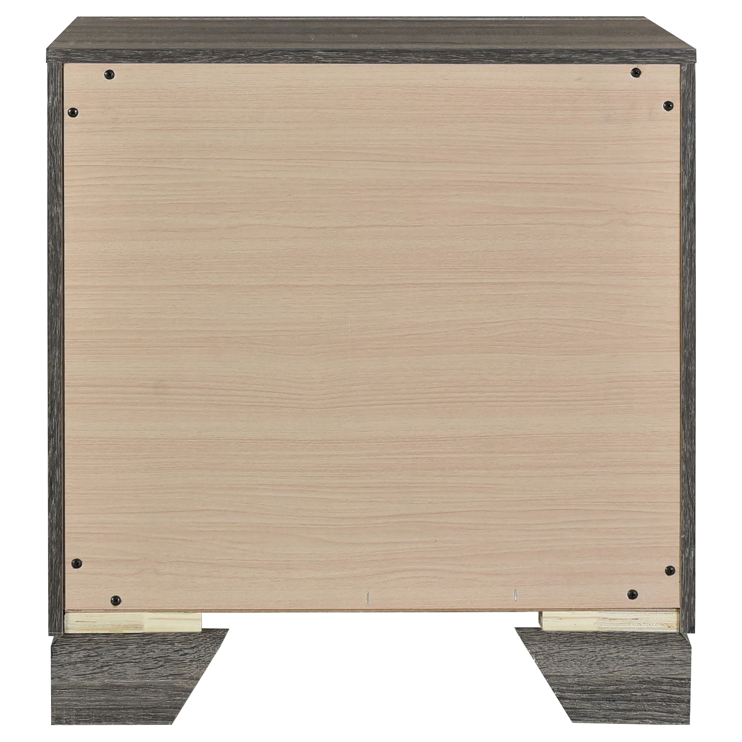 Wright 2-drawer Nightstand Bedside Table Brown Oak - Image 8