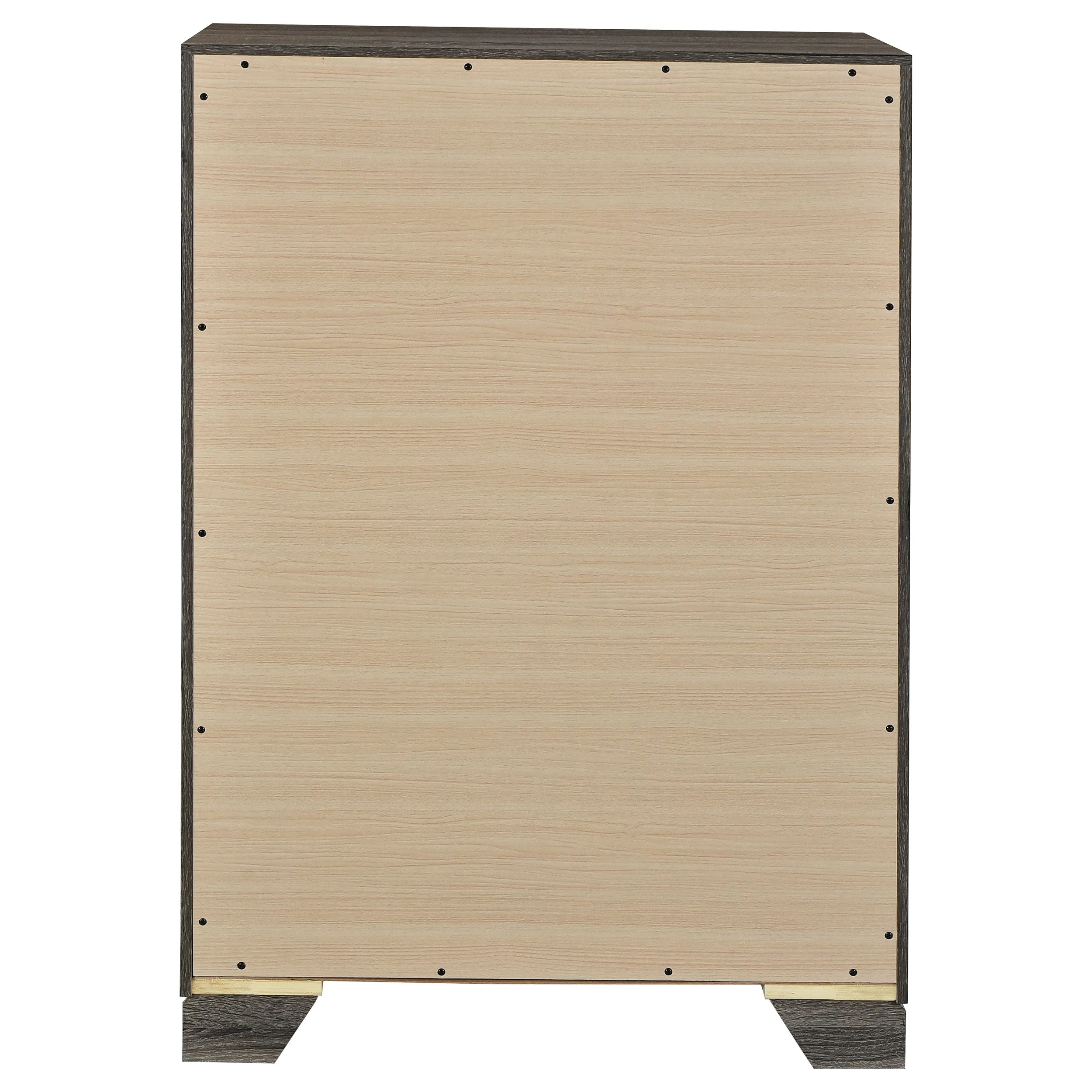 Wright 4-drawer Chest of Drawers Brown Oak - Image 8
