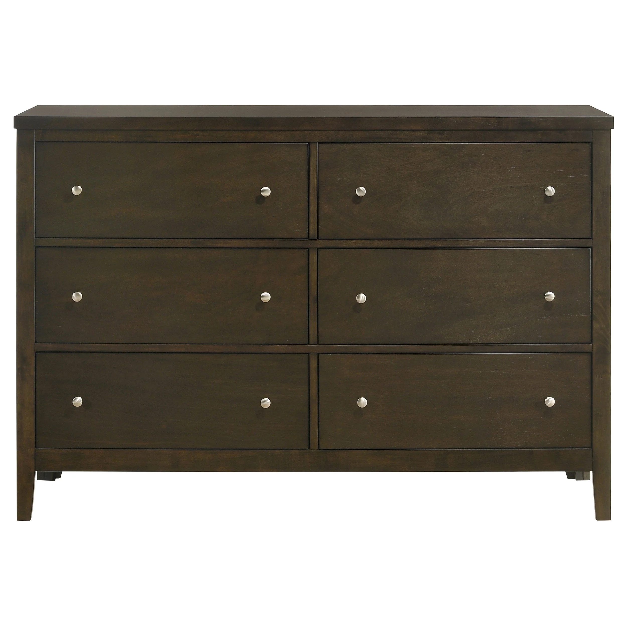 Wilkes 6-drawer Dresser Cabinet Dark Cocoa - Image 4