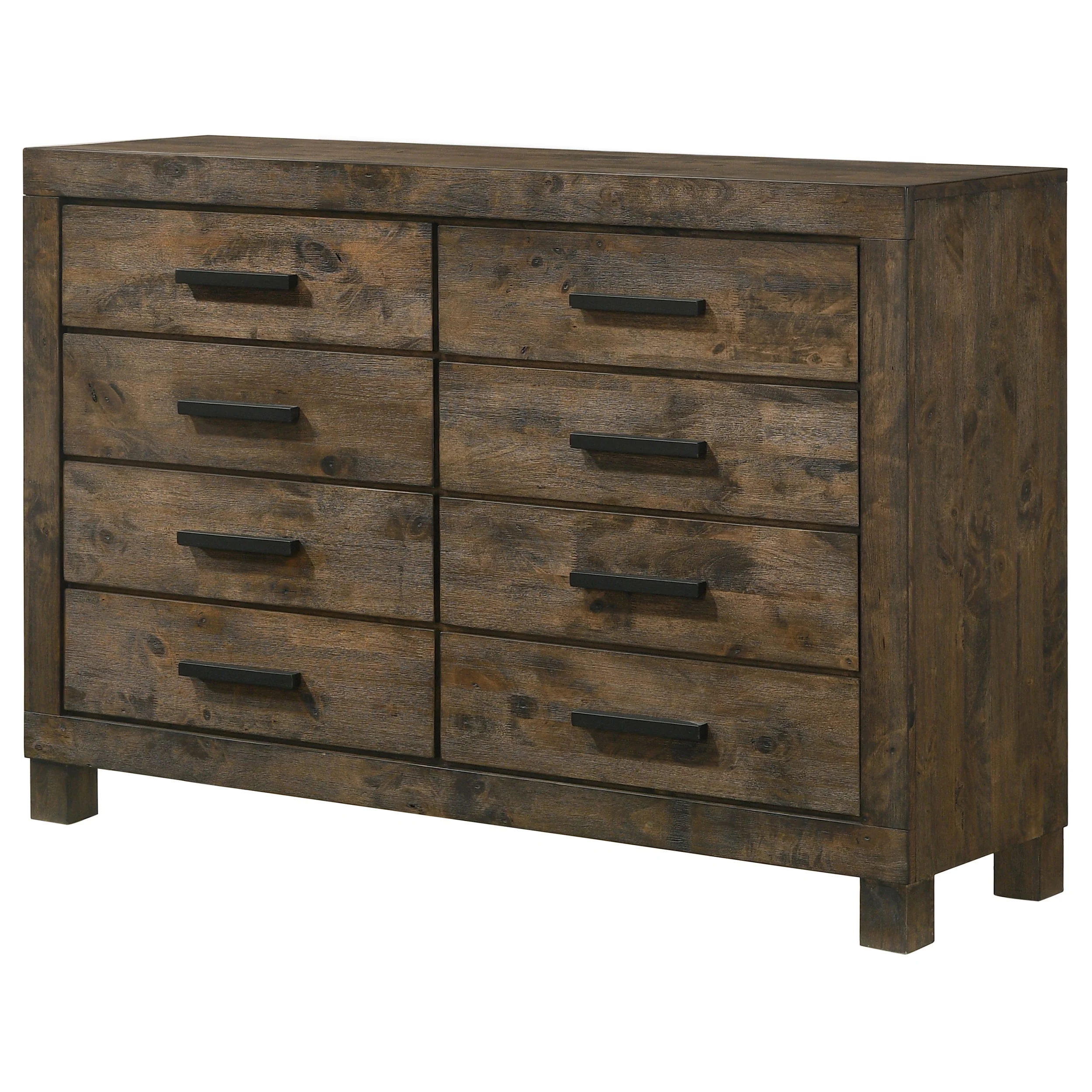 Woodmont 8-drawer Dresser Rustic Golden Brown - Image 5