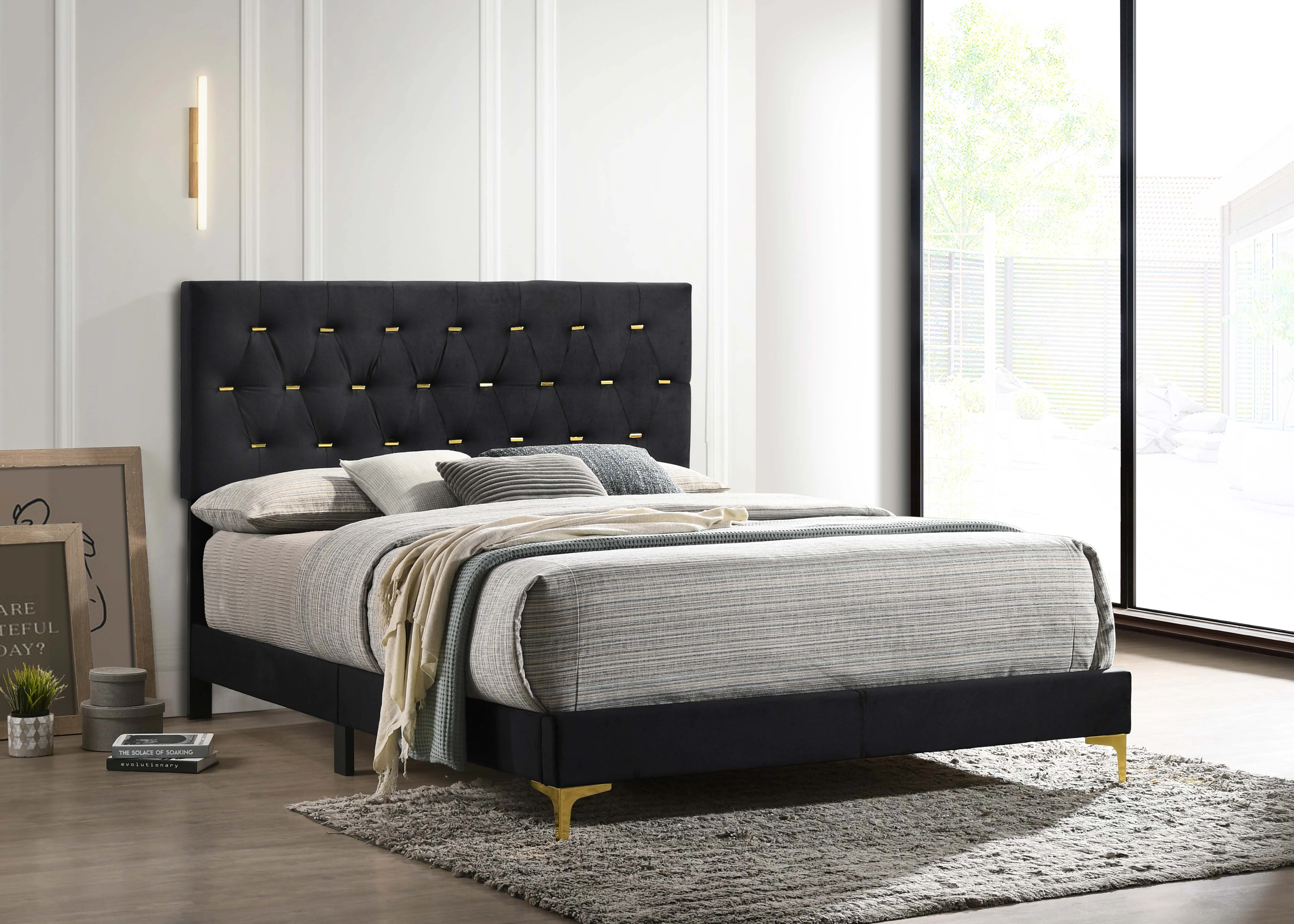 Kendall Upholstered Panel Bed - Image 16