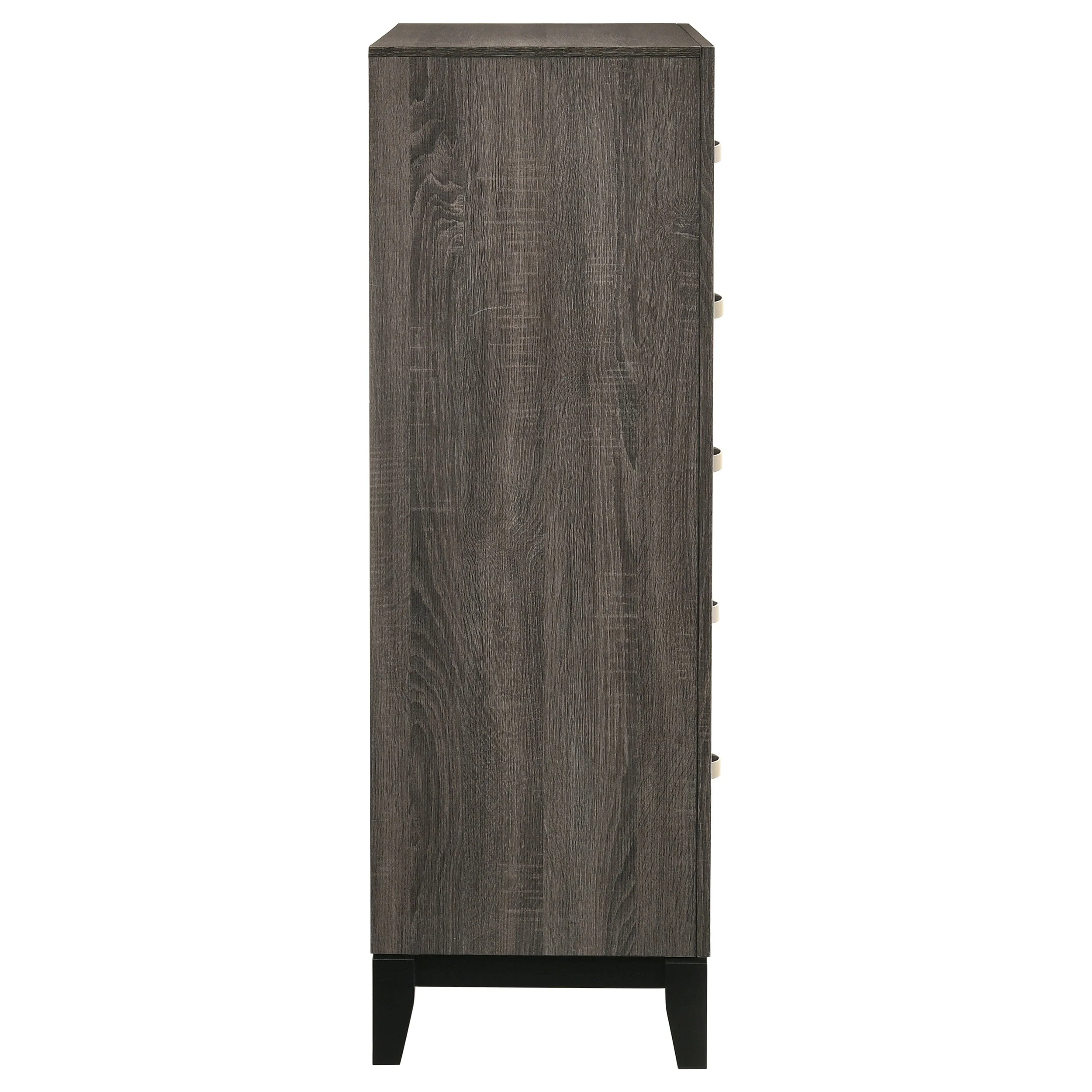 Watson 5-drawer Bedroom Chest Grey Oak - Image 10