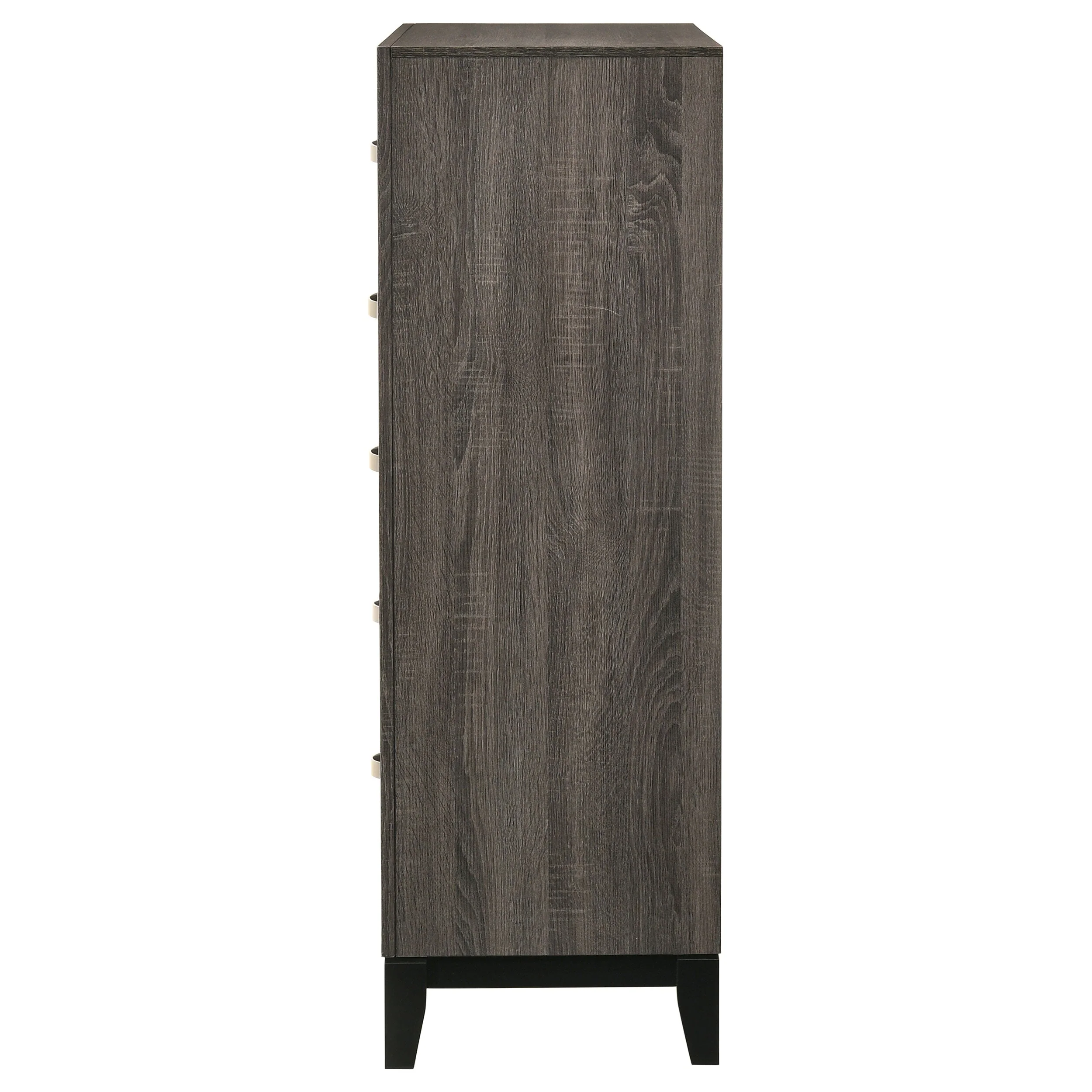 Watson 5-drawer Bedroom Chest Grey Oak - Image 6