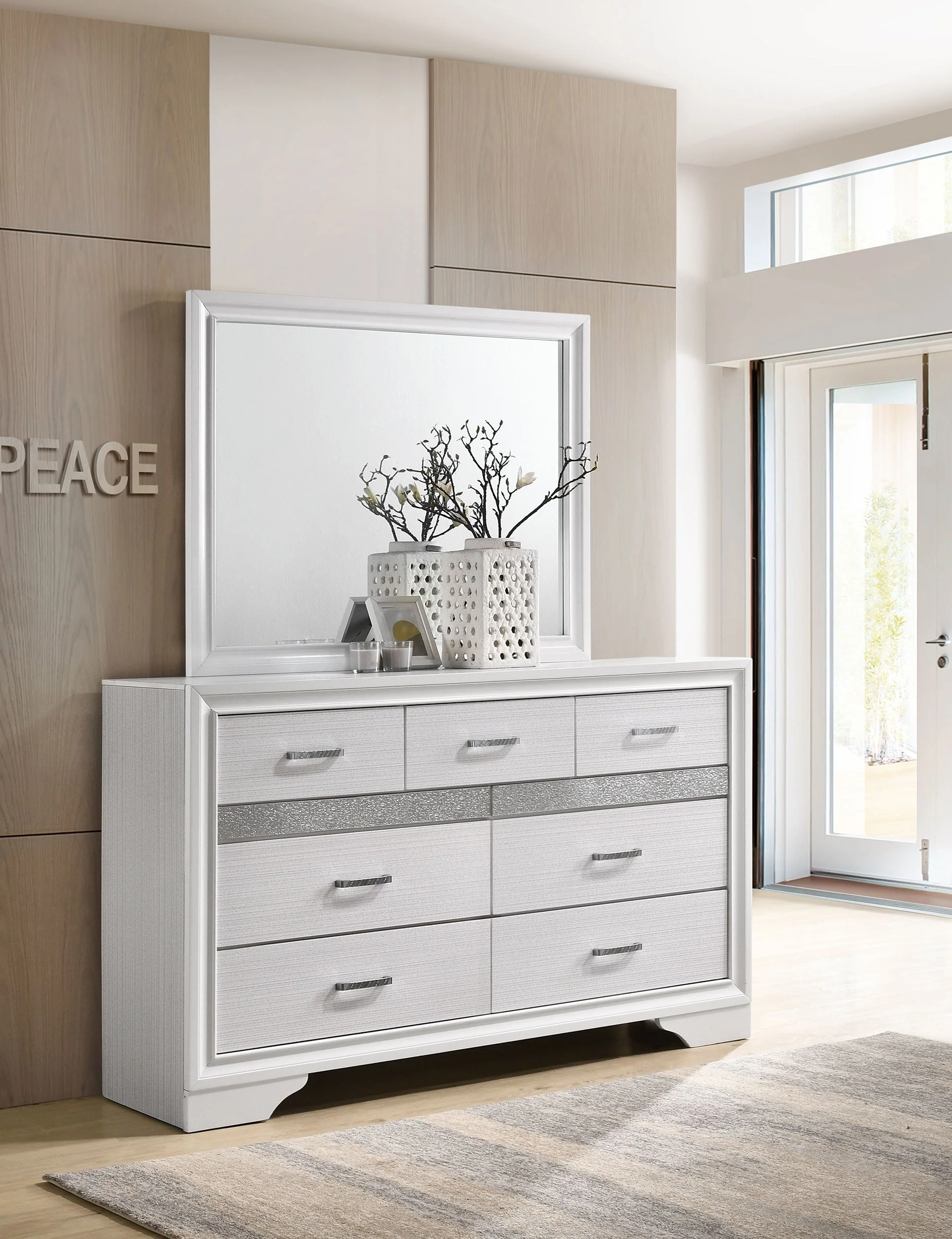 Miranda 7-drawer Dresser with Mirror - Image 5