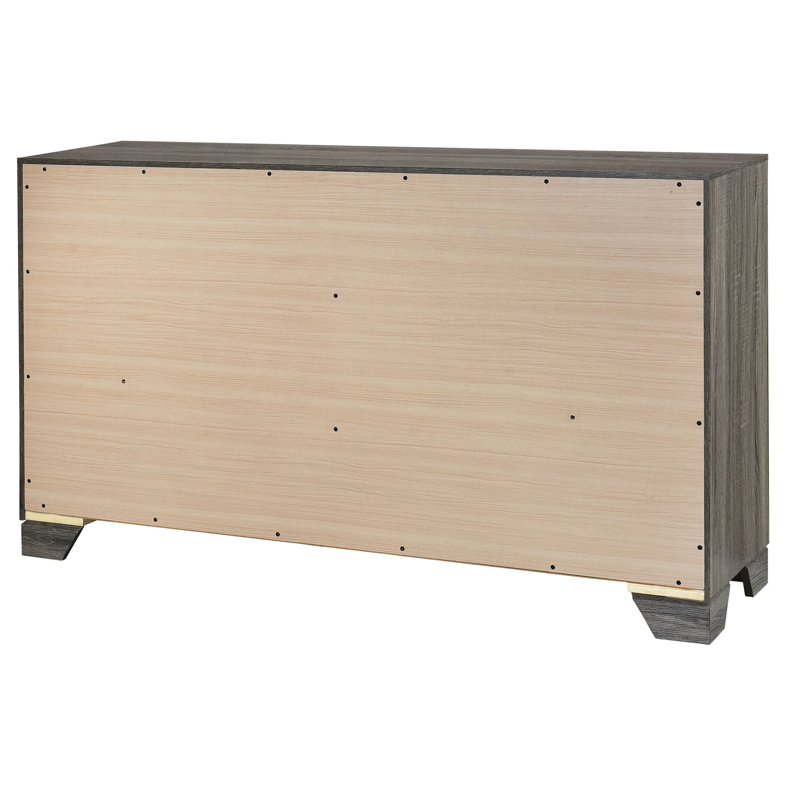 Wright 6-drawer Dresser Cabinet Brown Oak - Image 9