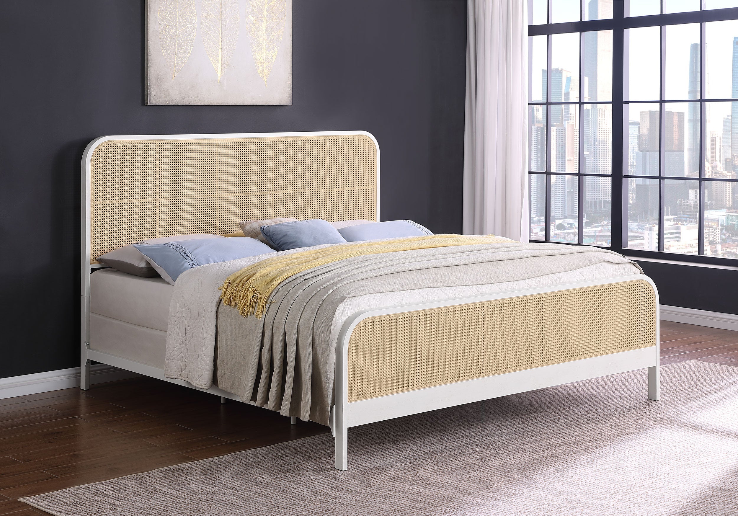 Lanewood Open Cane Webbing Metal Bed - Image 10