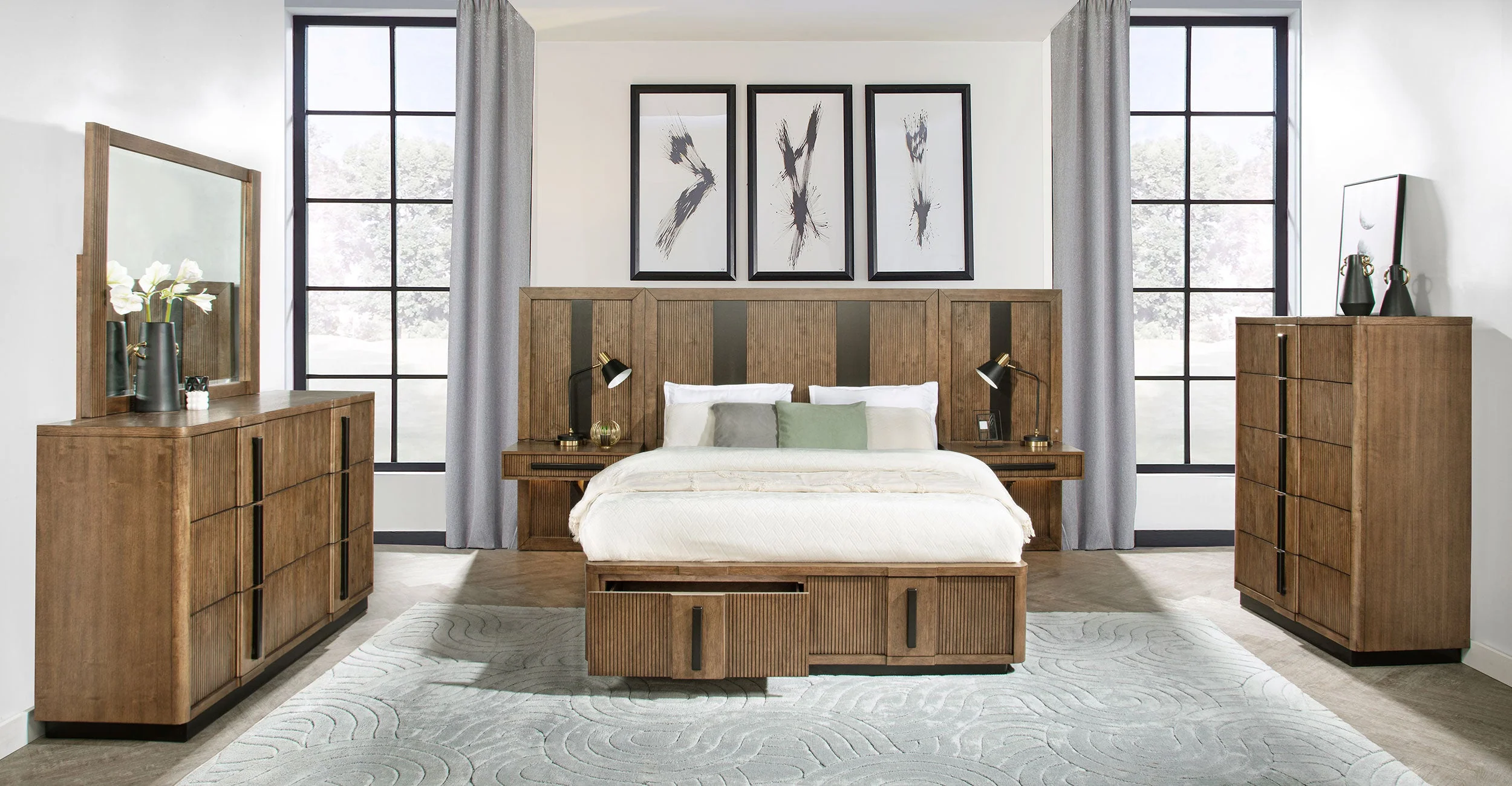 Terrace Panel Bedroom Set Ash Brown - Image 8