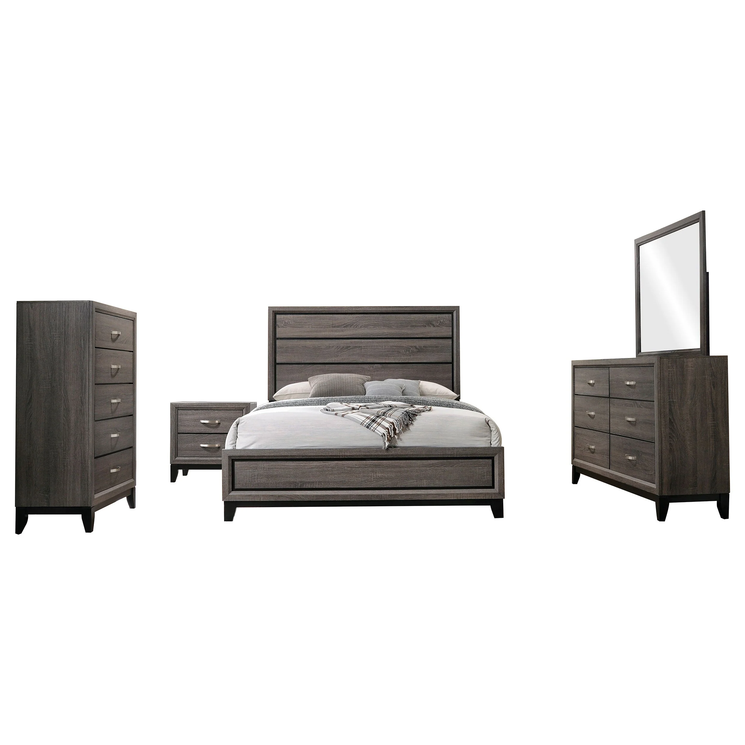 Watson Bedroom Set Grey Oak - Image 26