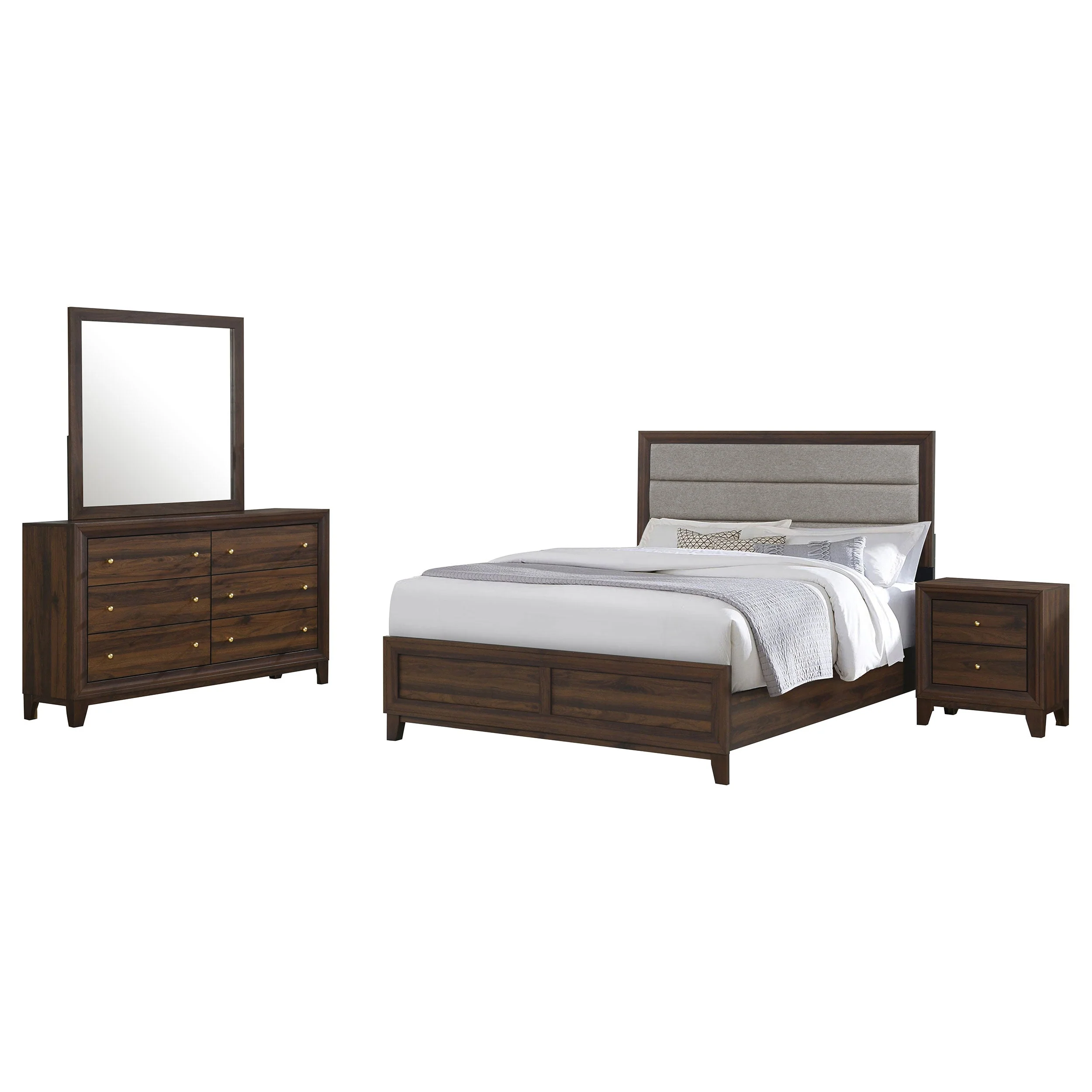 Welsley Bedroom Set Walnut - Image 13