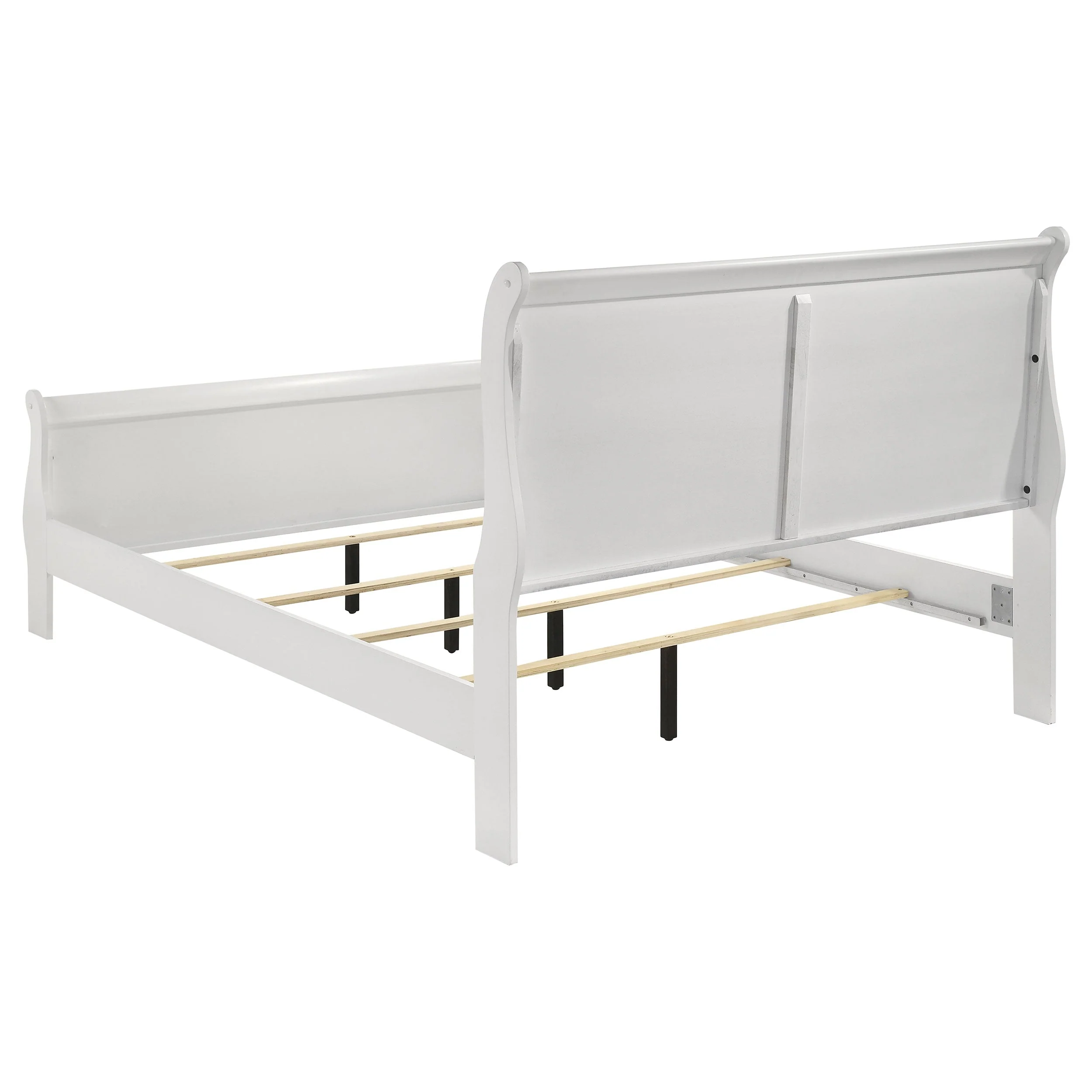 Louis Philippe Wood Sleigh Bed - Image 39