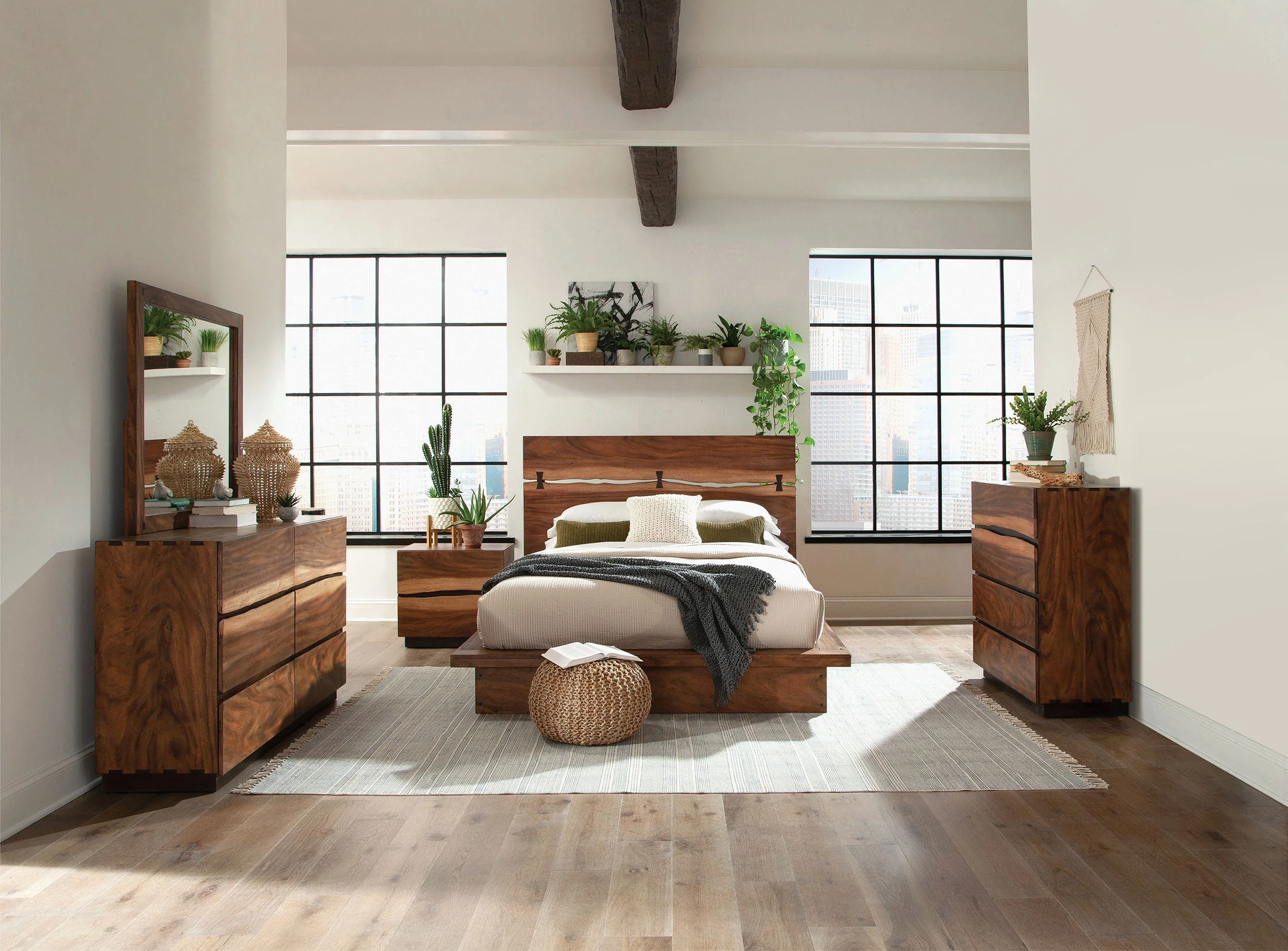 Winslow Bedroom Set Smokey Walnut - Image 12