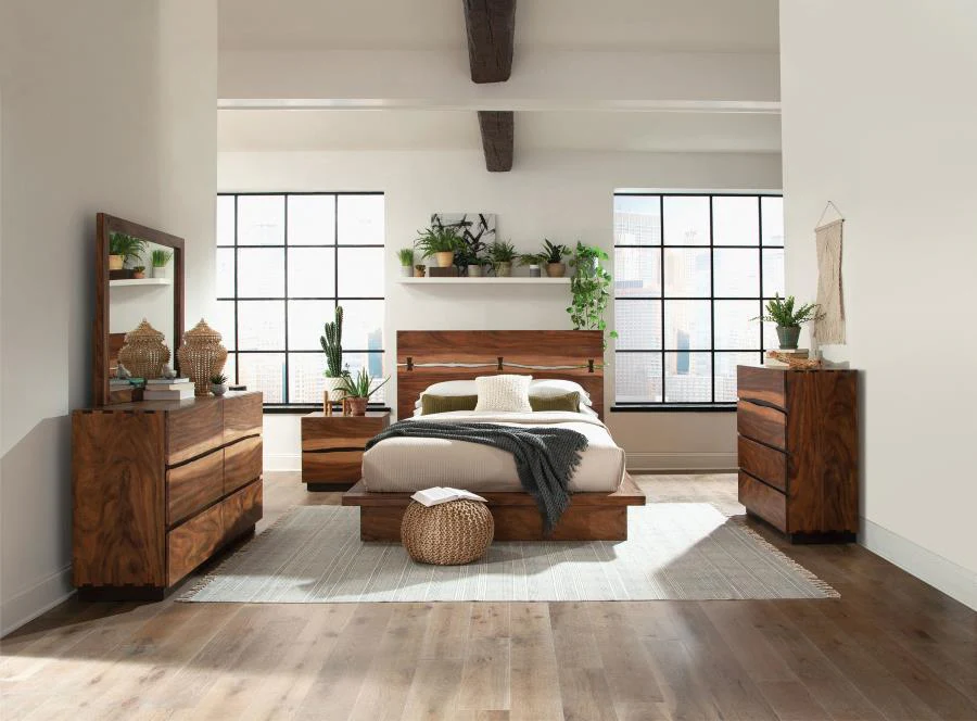 Winslow Bedroom Set Smokey Walnut - Image 2