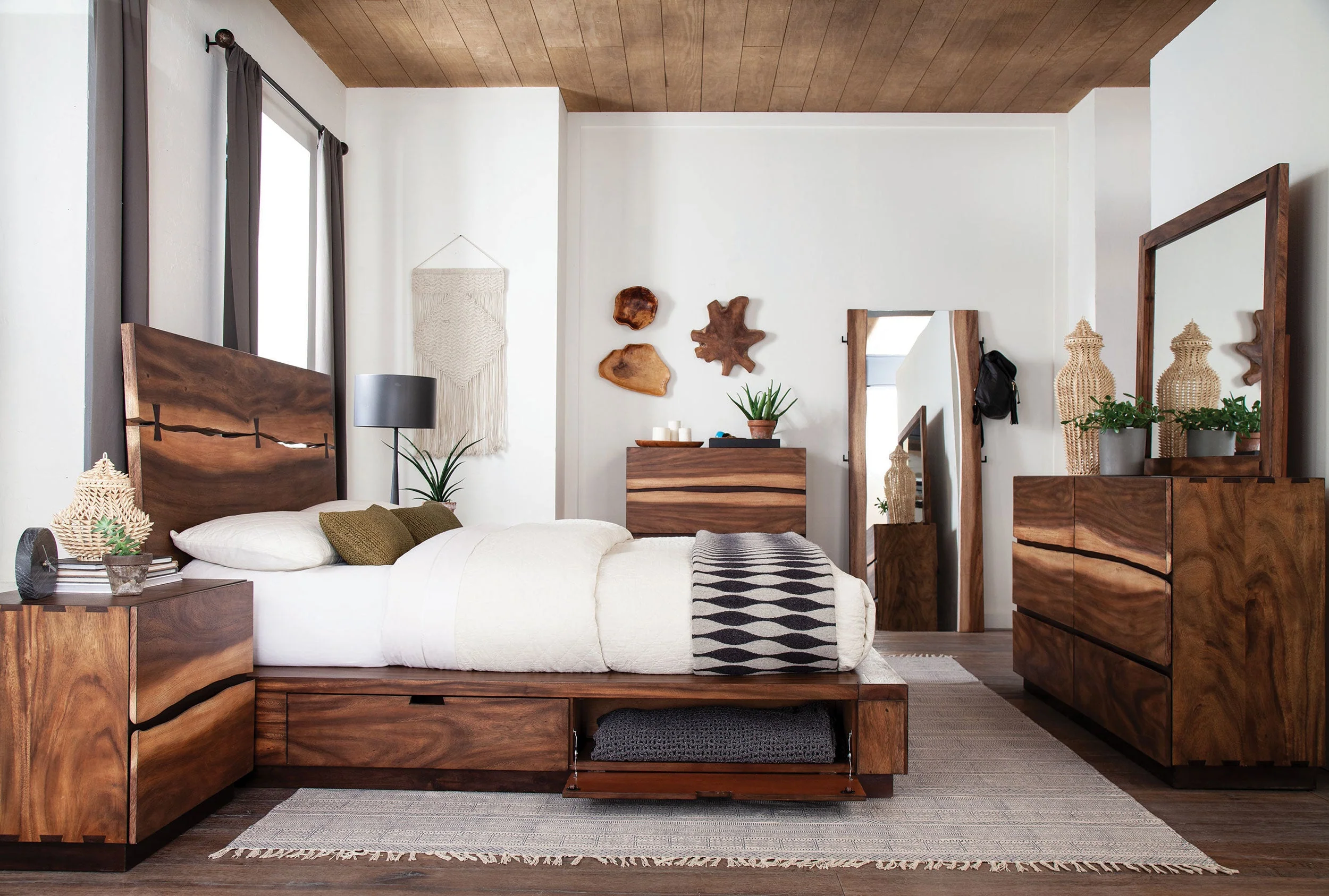 Winslow Bedroom Set Smokey Walnut - Image 7