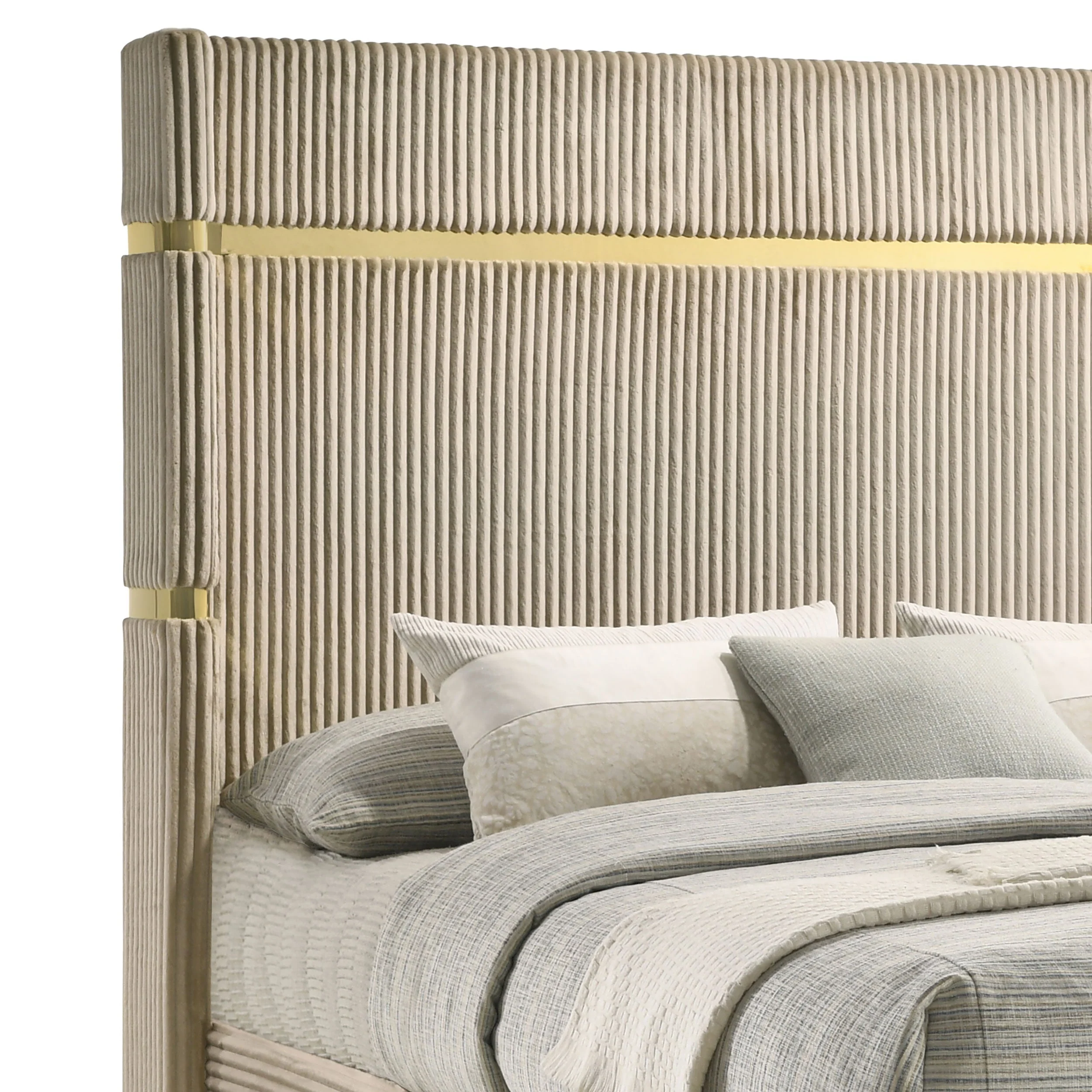 Lucia 61-inch Upholstered Wingback Bed - Image 24