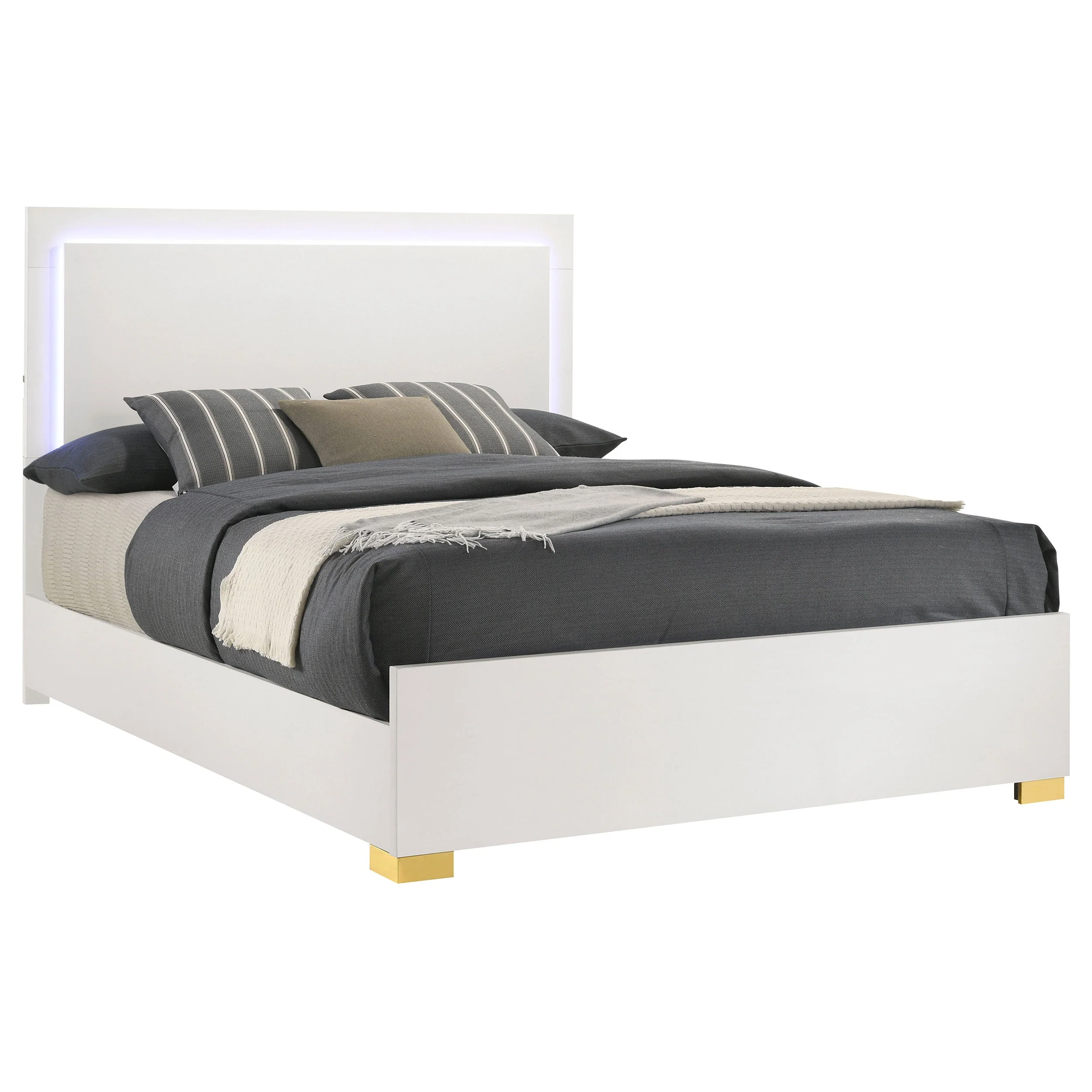 Marceline Wood LED Panel Bed - Image 30