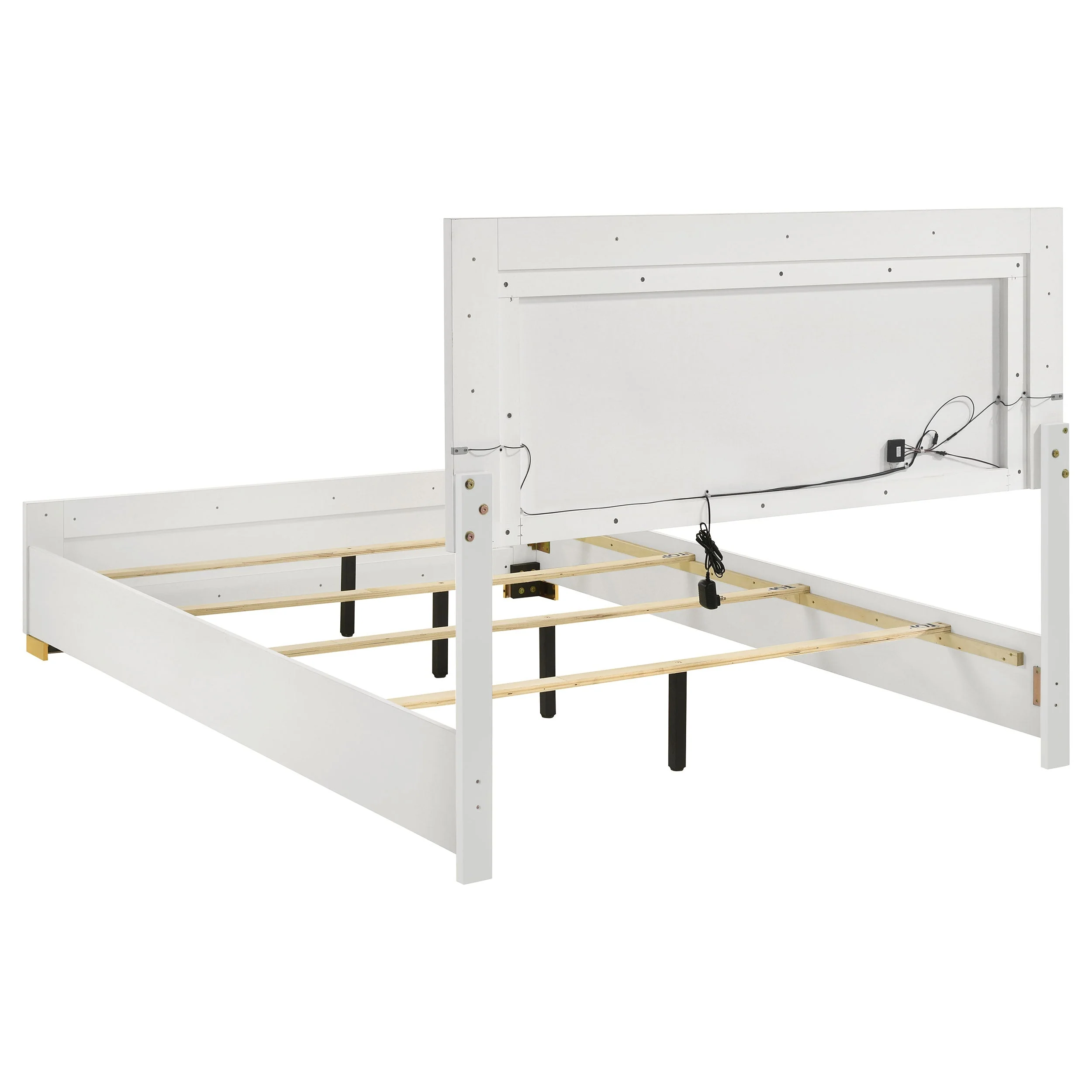 Marceline Wood LED Panel Bed - Image 39
