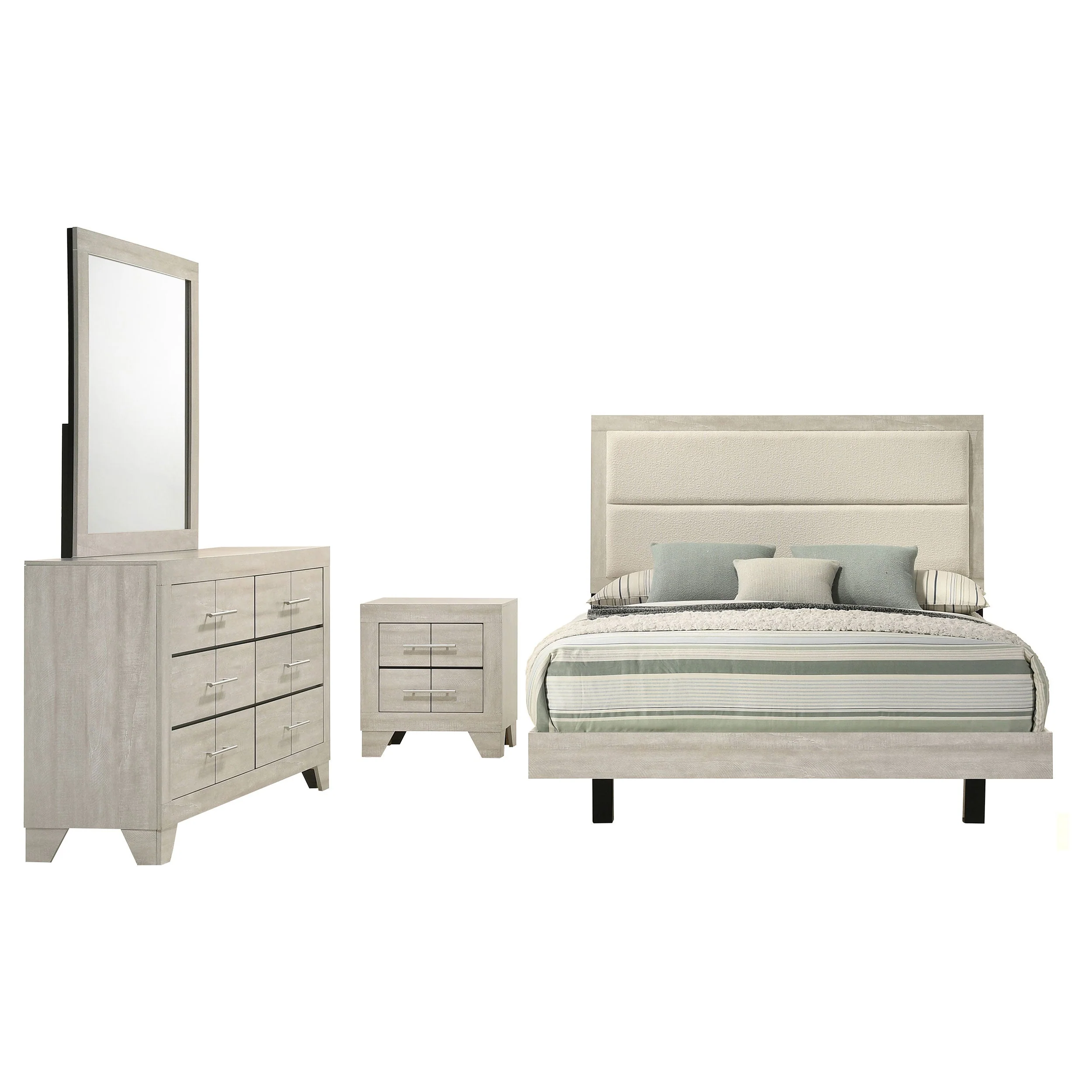 Trenton Bedroom Set Rustic Cream - Image 19