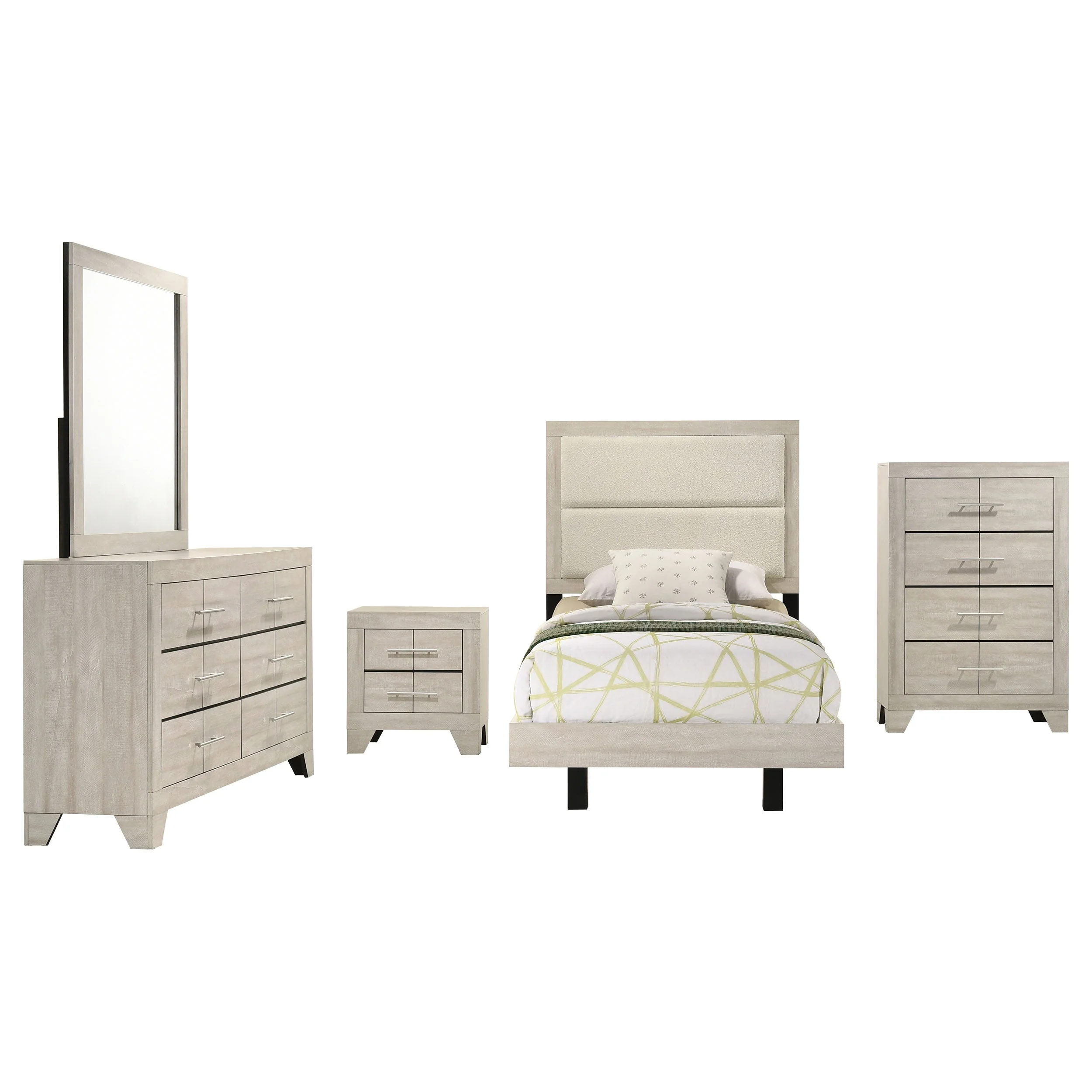 Trenton Bedroom Set Rustic Cream - Image 24