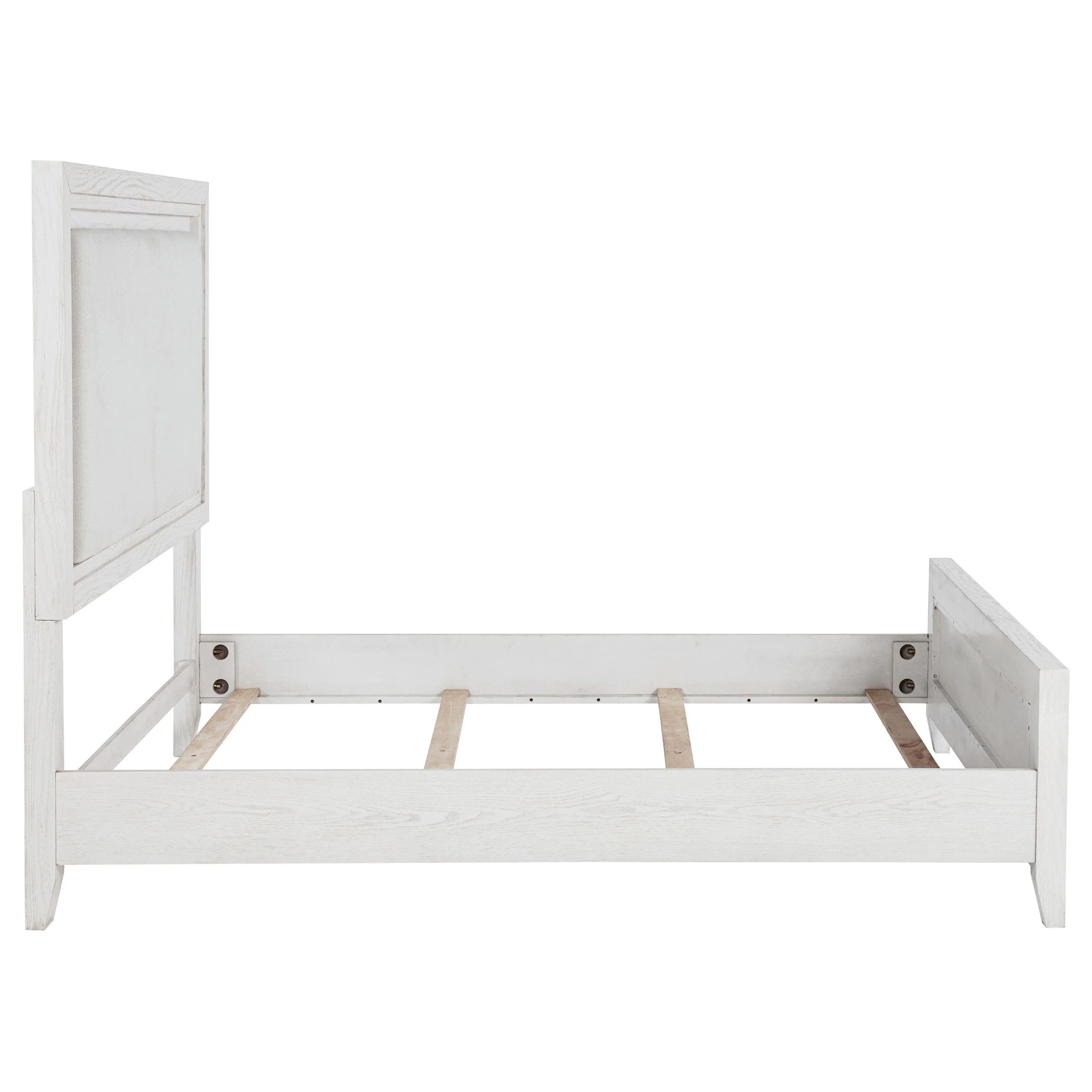 Marielle Upholstered Panel Bed Distressed - Image 19