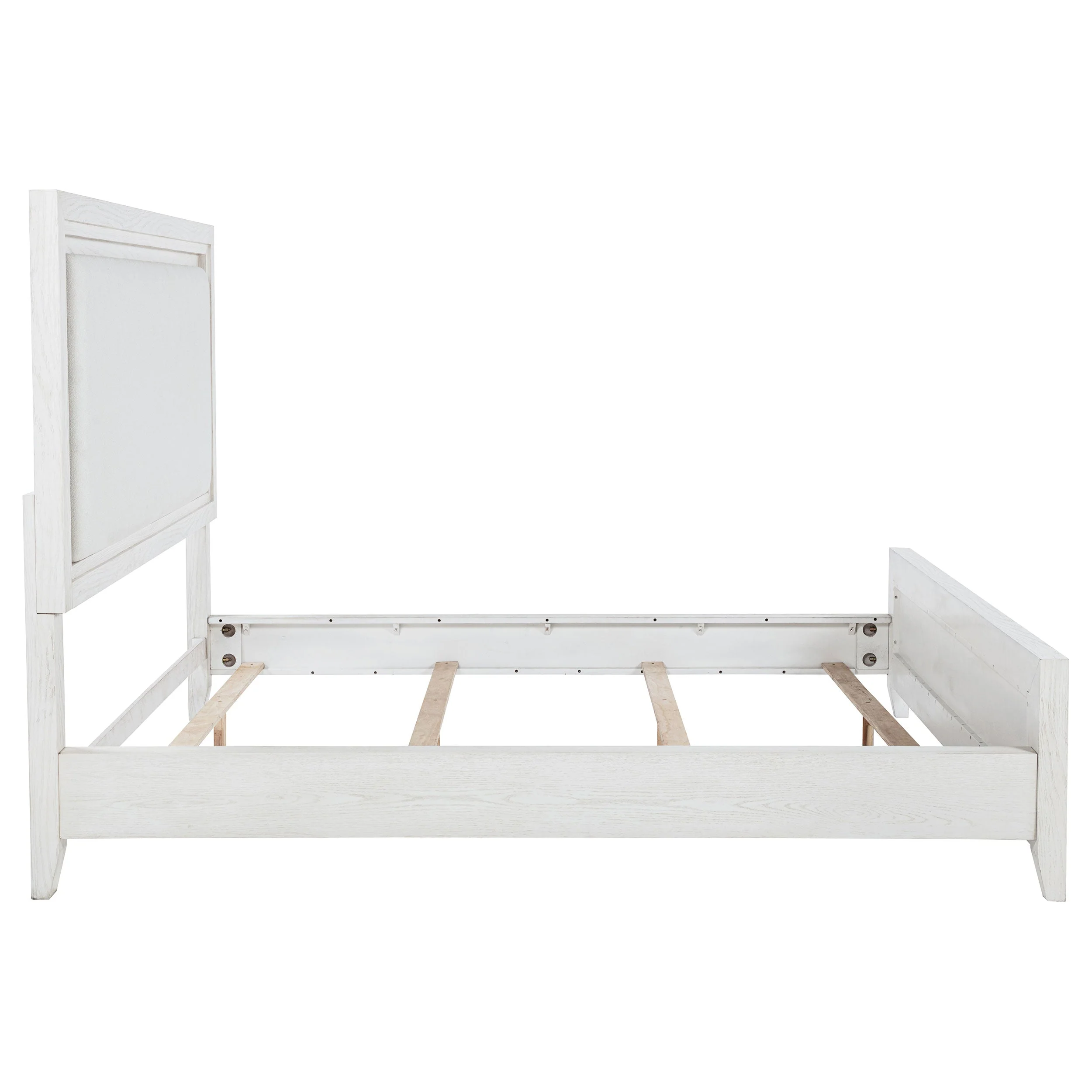 Marielle Upholstered Panel Bed Distressed - Image 21