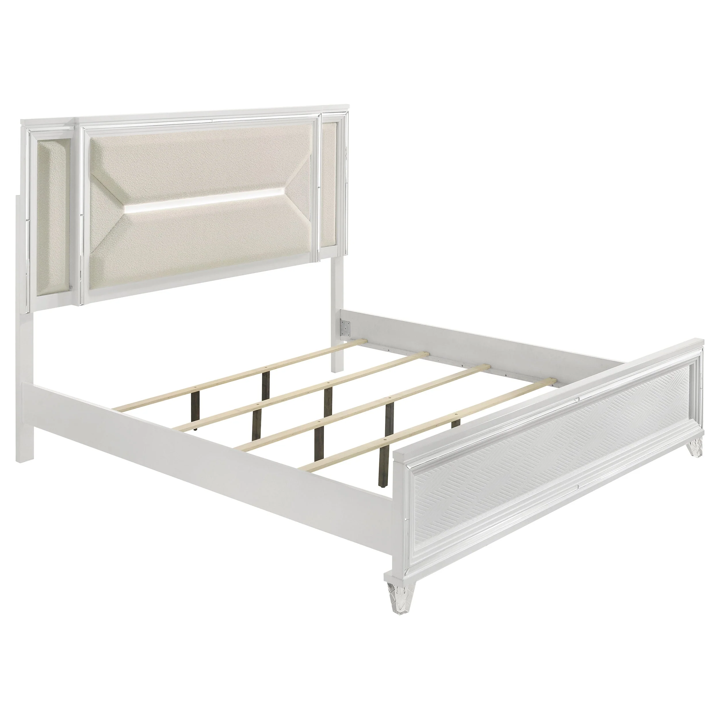Marmore 64-inch Panel Bed LED Headboard - Image 3