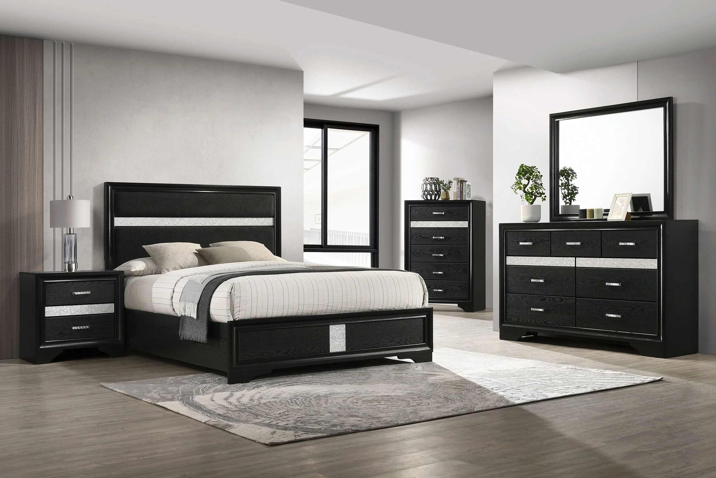 Miranda 54-inch Upholstered Panel Bed - Image 106