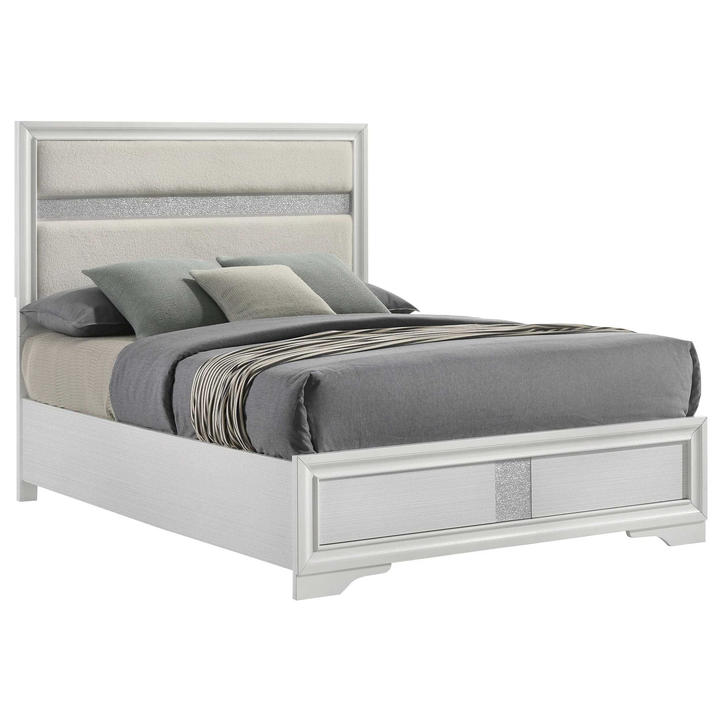 Miranda 54-inch Upholstered Panel Bed - Image 31