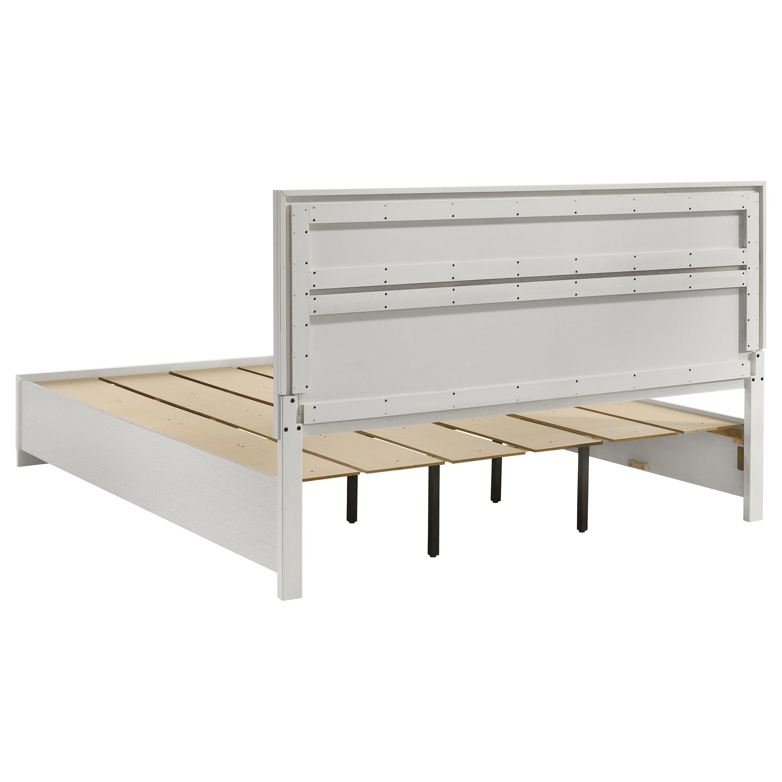 Miranda 51-inch Wood Storage Panel Bed - Image 53