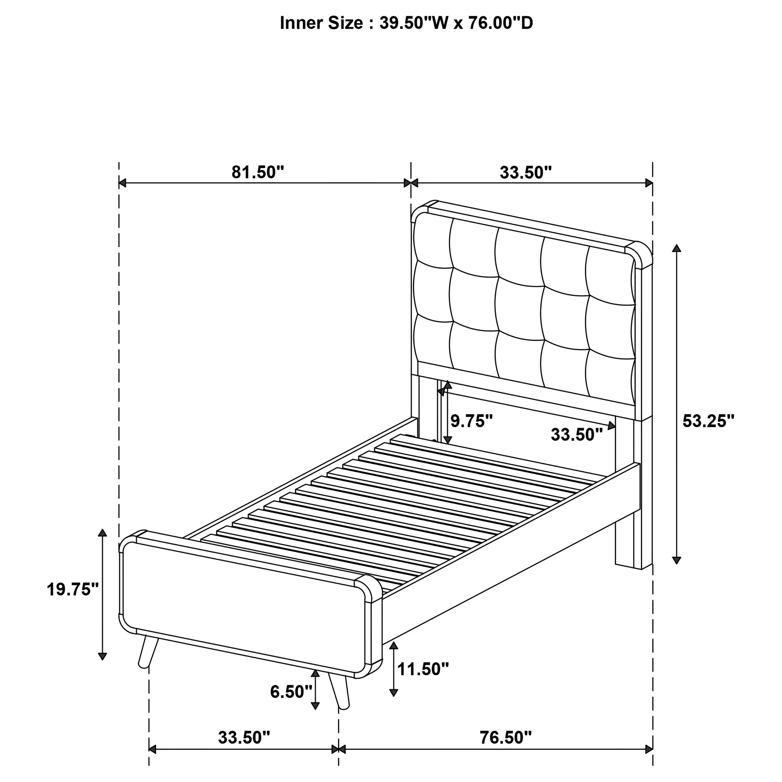 Robyn Wood Platform Bed - Image 105