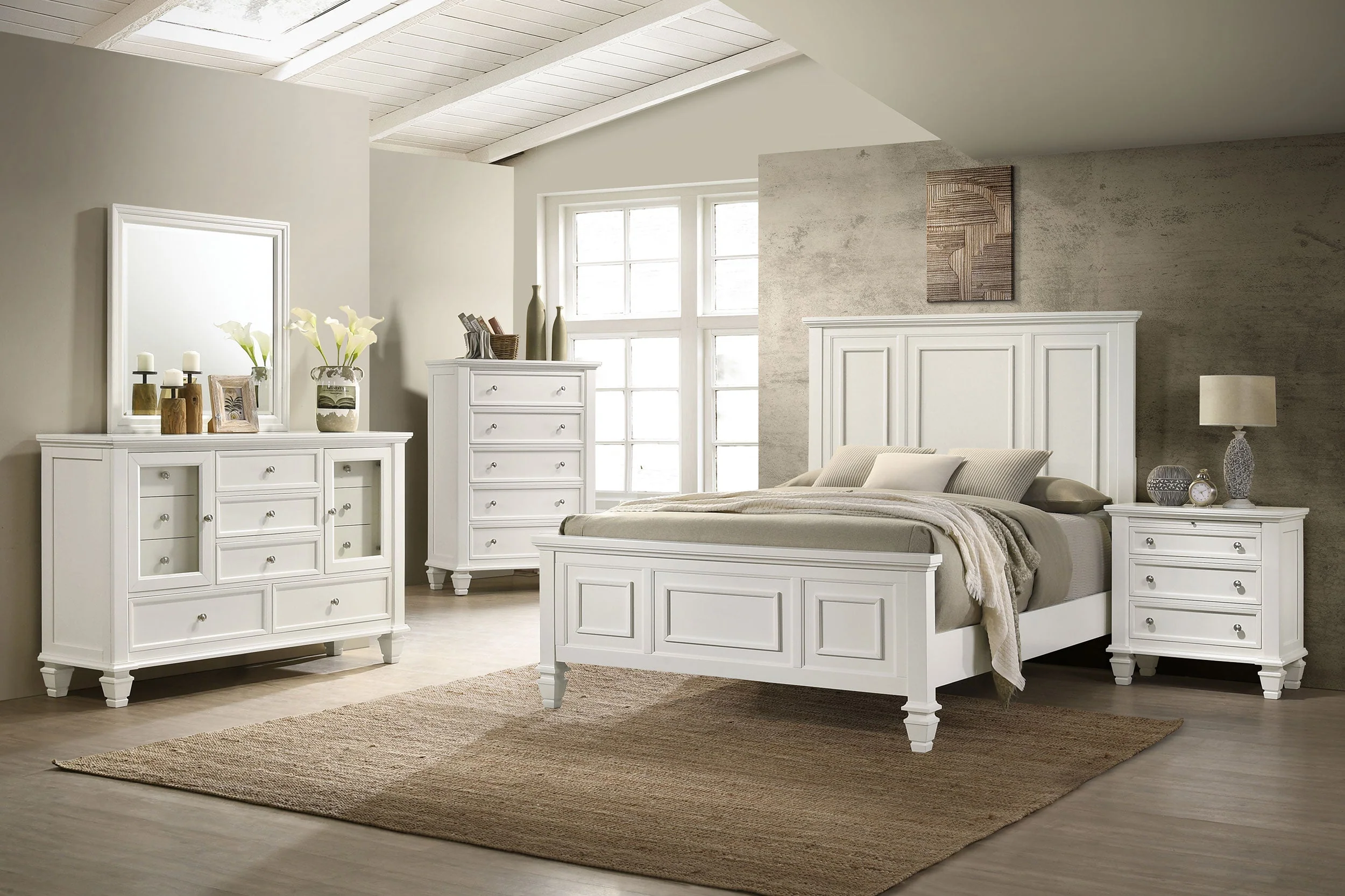 Sandy Beach Wood Panel Bed - Image 22