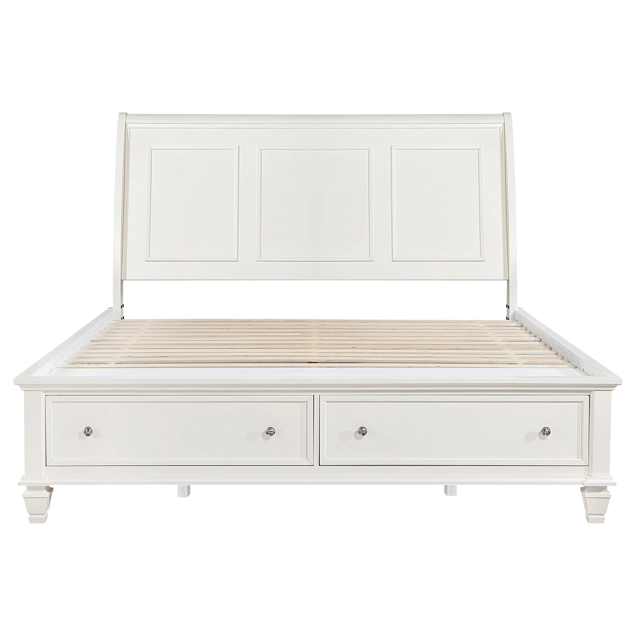 Sandy Beach Wood Storage Panel Bed - Image 10